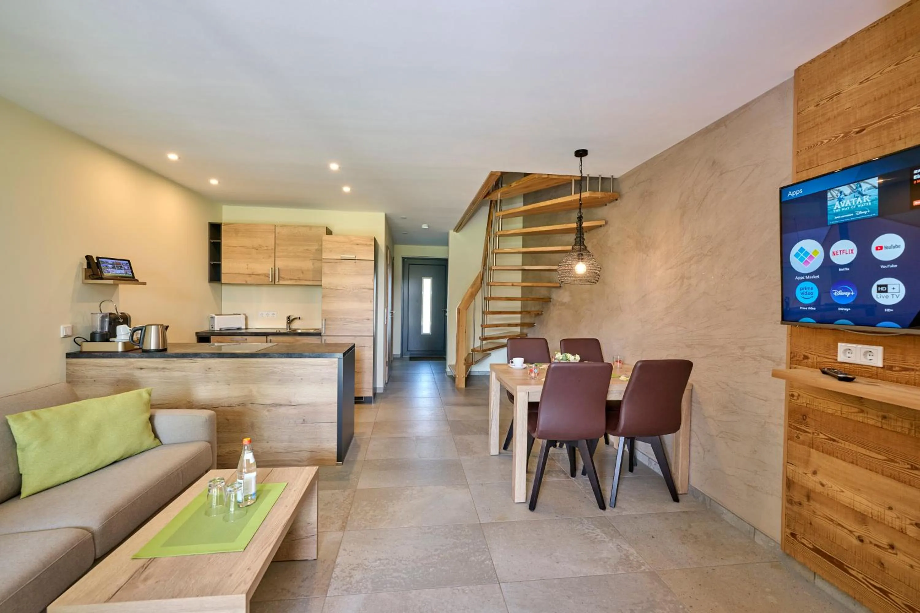 Kitchen or kitchenette in Bachhof Resort Apartments