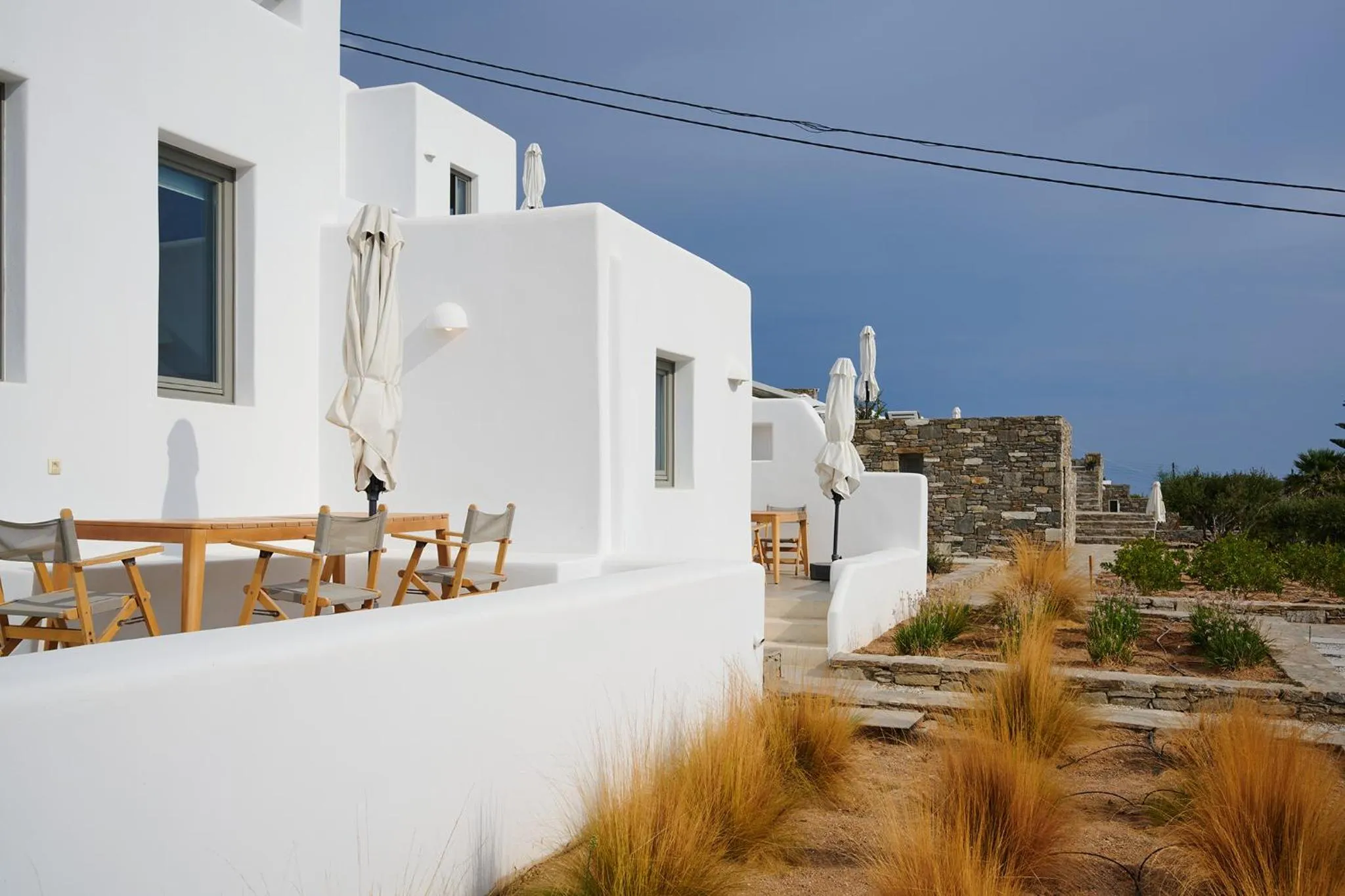 Balcony/Terrace in Kymo Luxury Suites Paros