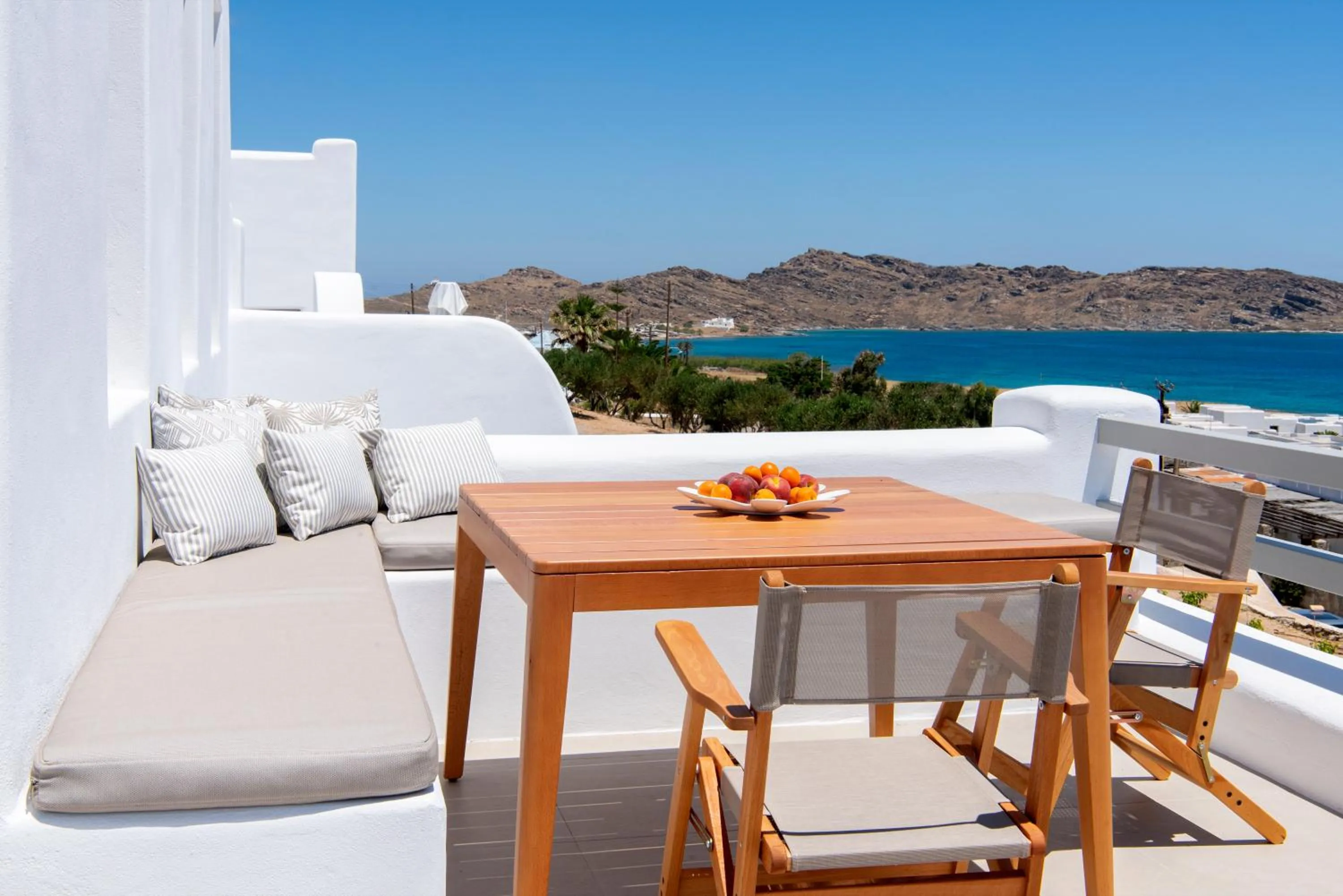 Balcony/Terrace in Kymo Luxury Suites Paros