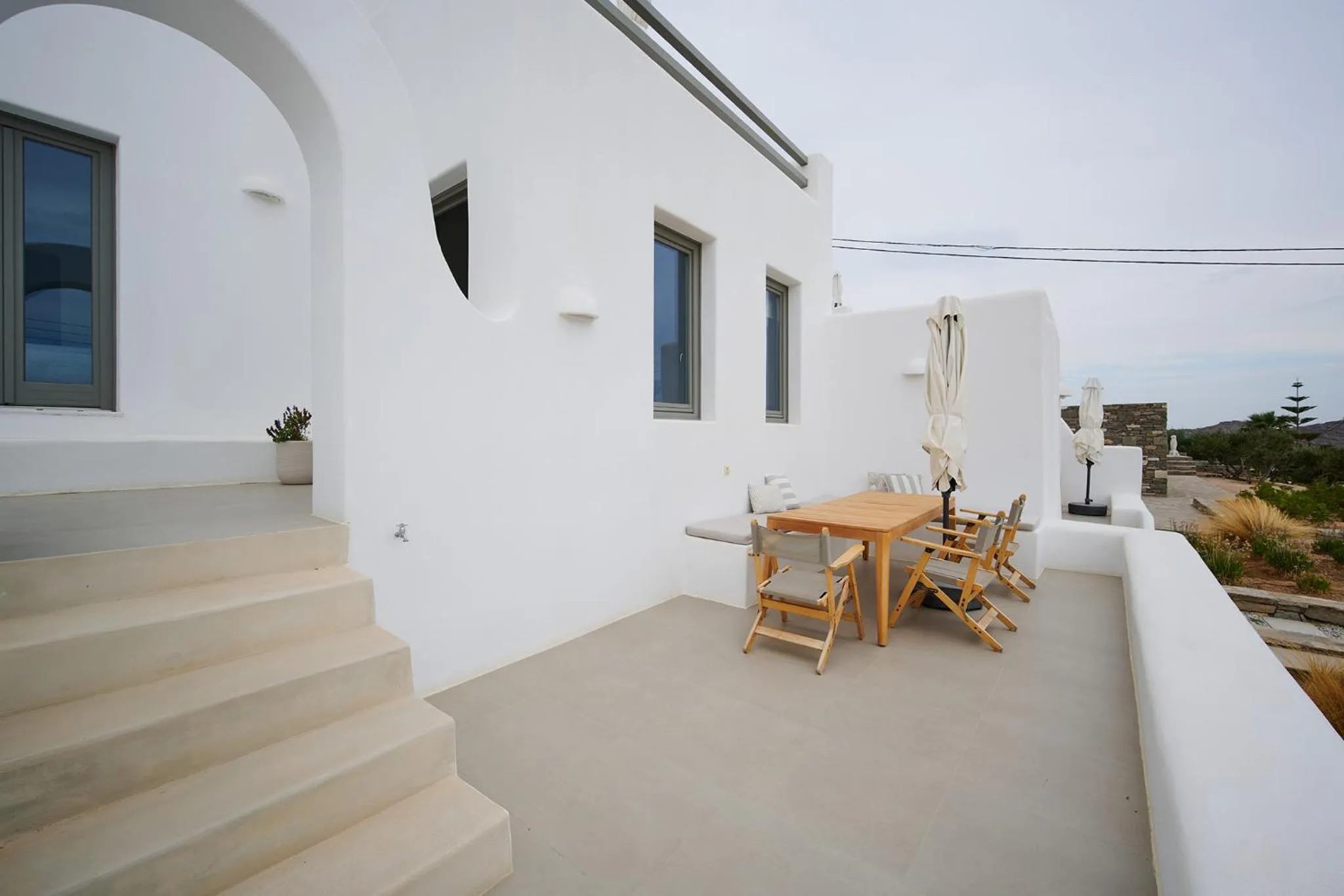 Balcony/Terrace in Kymo Luxury Suites Paros