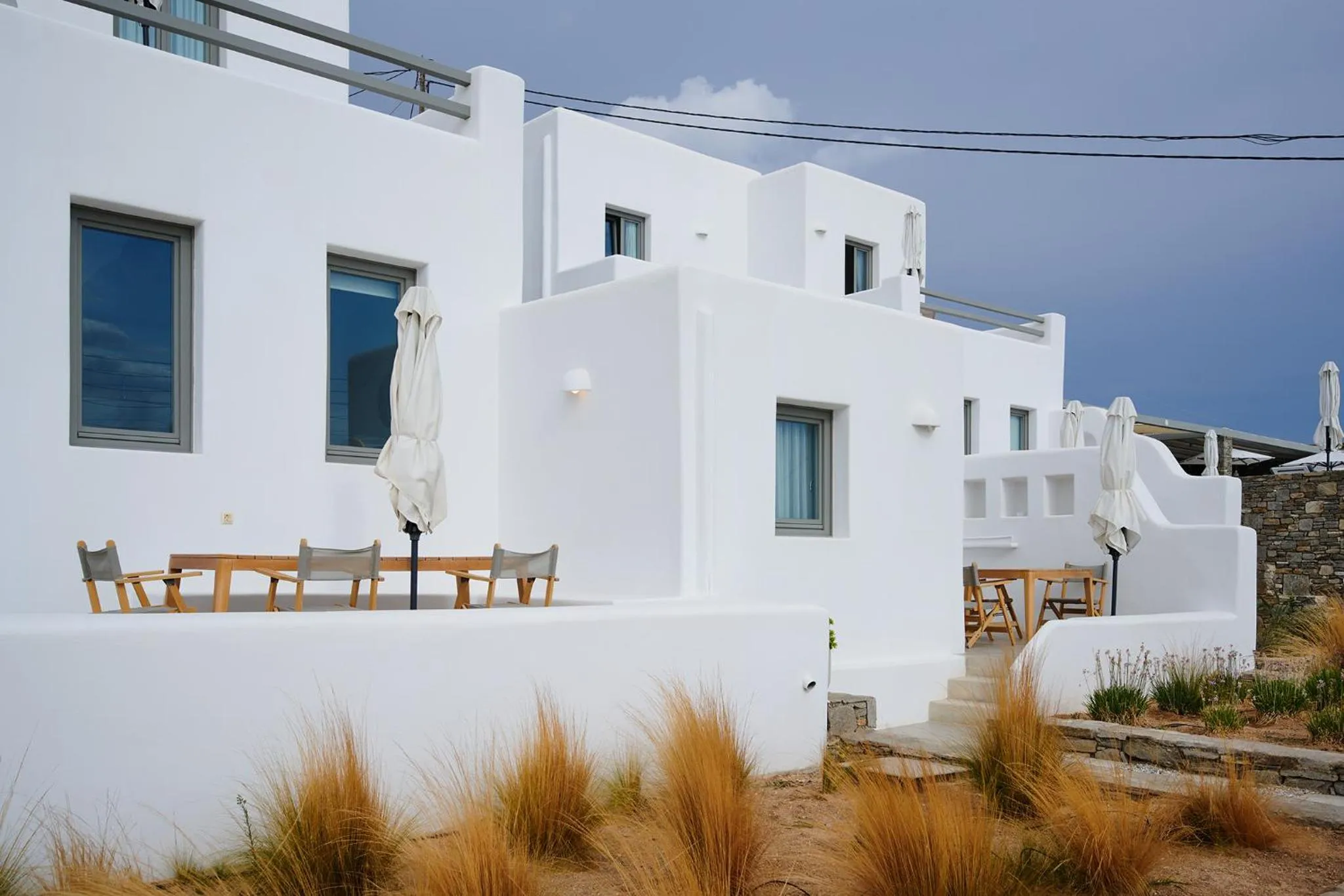 Balcony/Terrace in Kymo Luxury Suites Paros