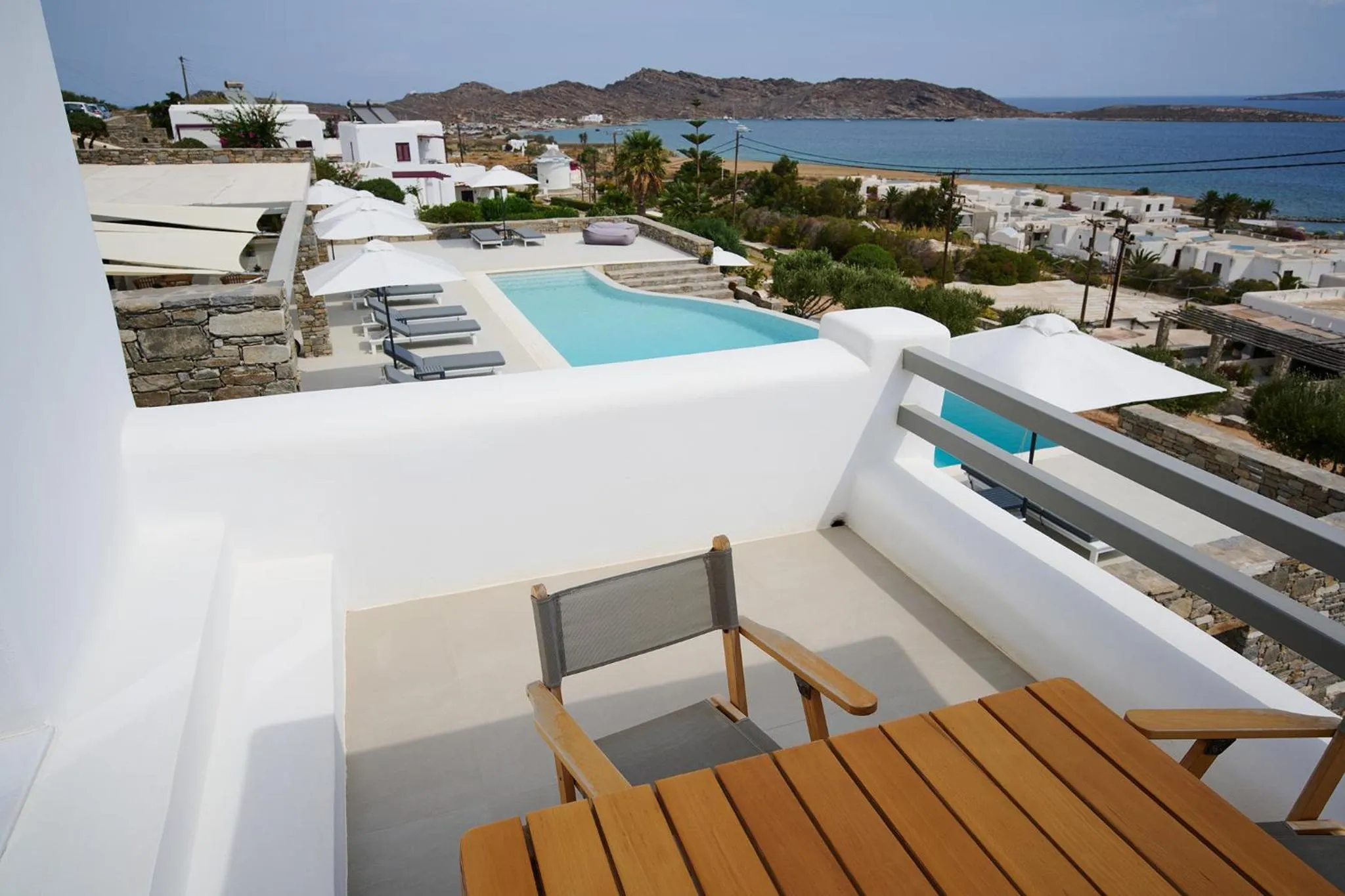 Balcony/Terrace in Kymo Luxury Suites Paros