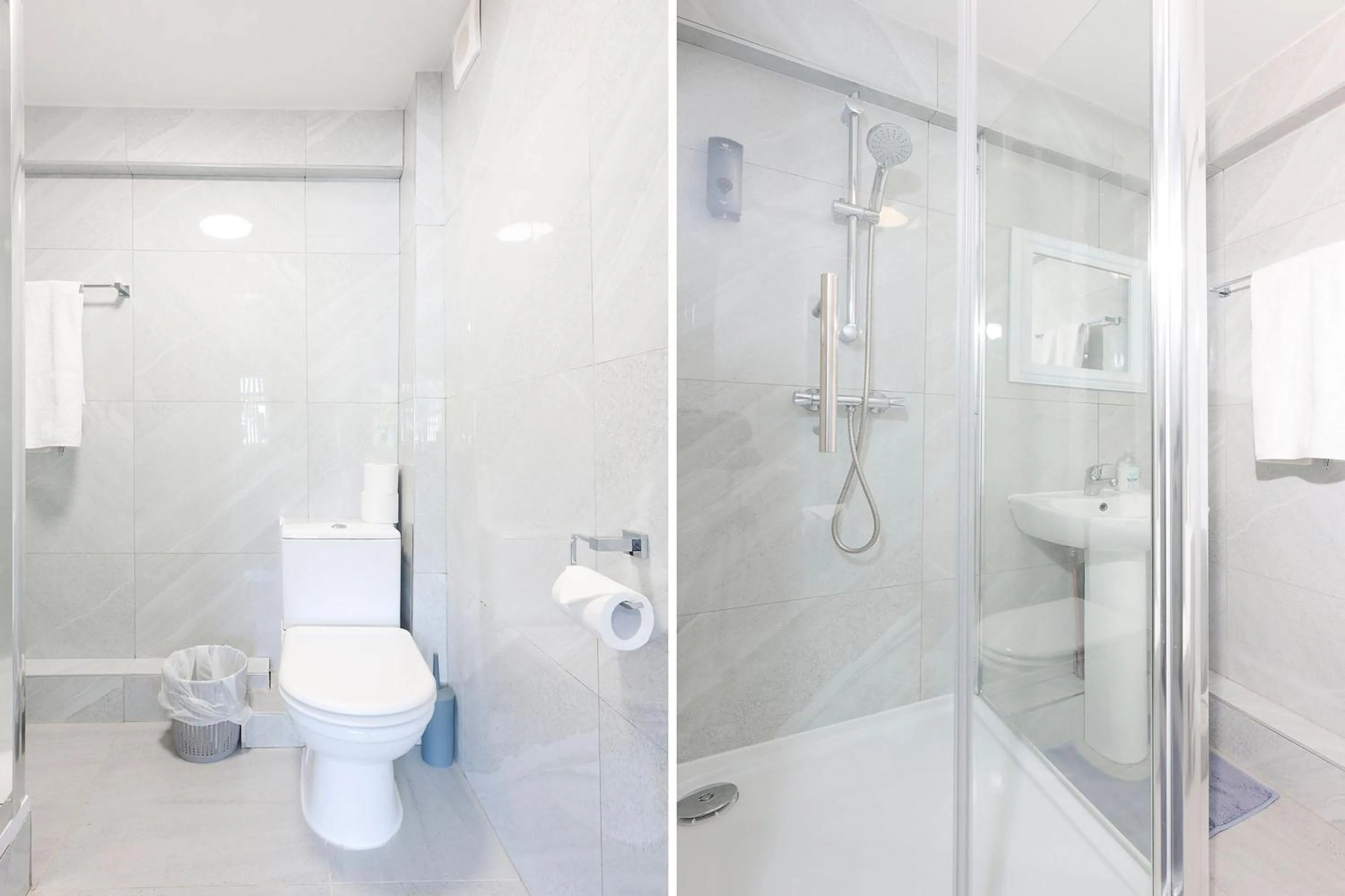 Bathroom in OYO Honeycroft Lodge