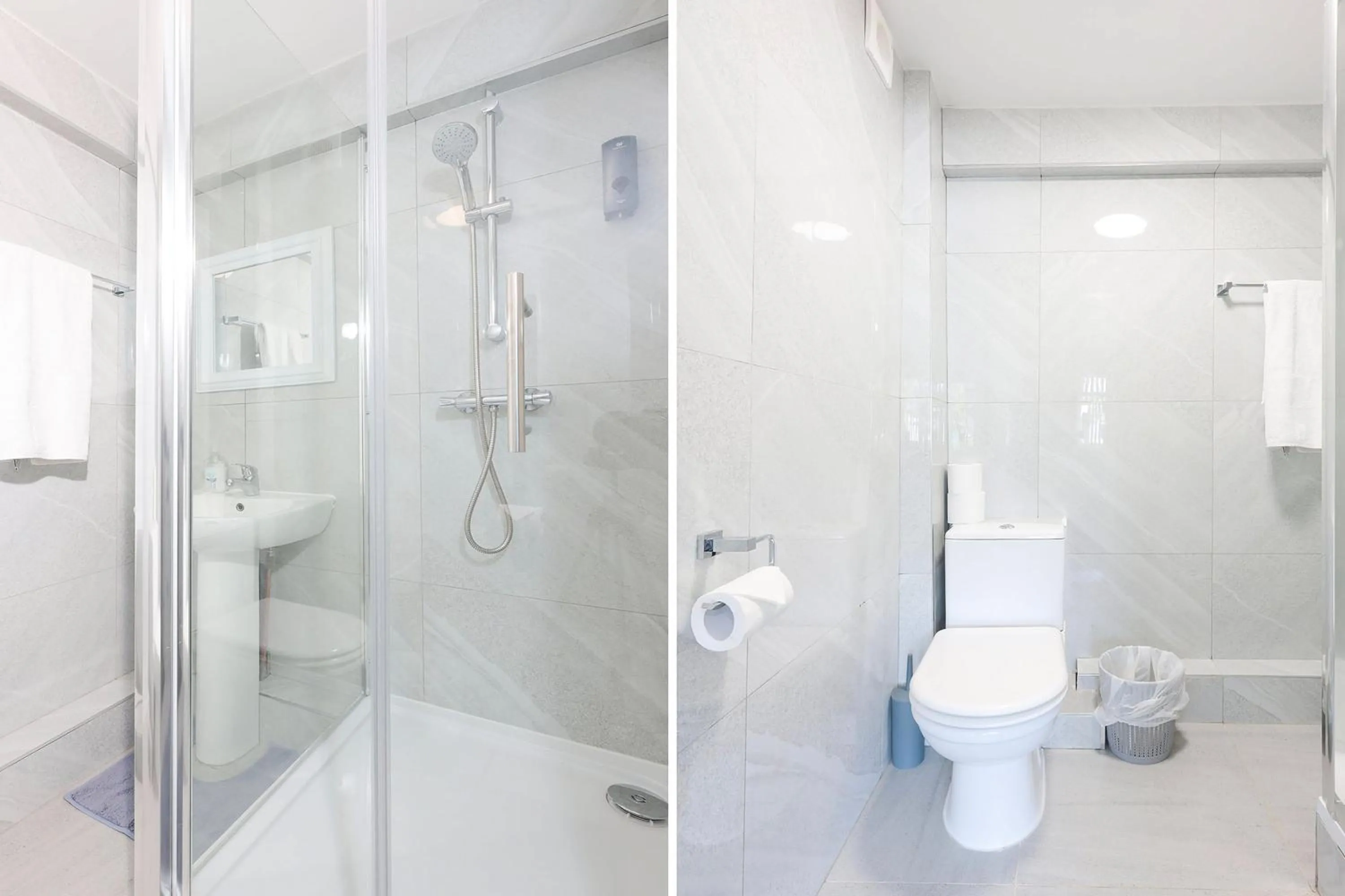 Bathroom in OYO Honeycroft Lodge