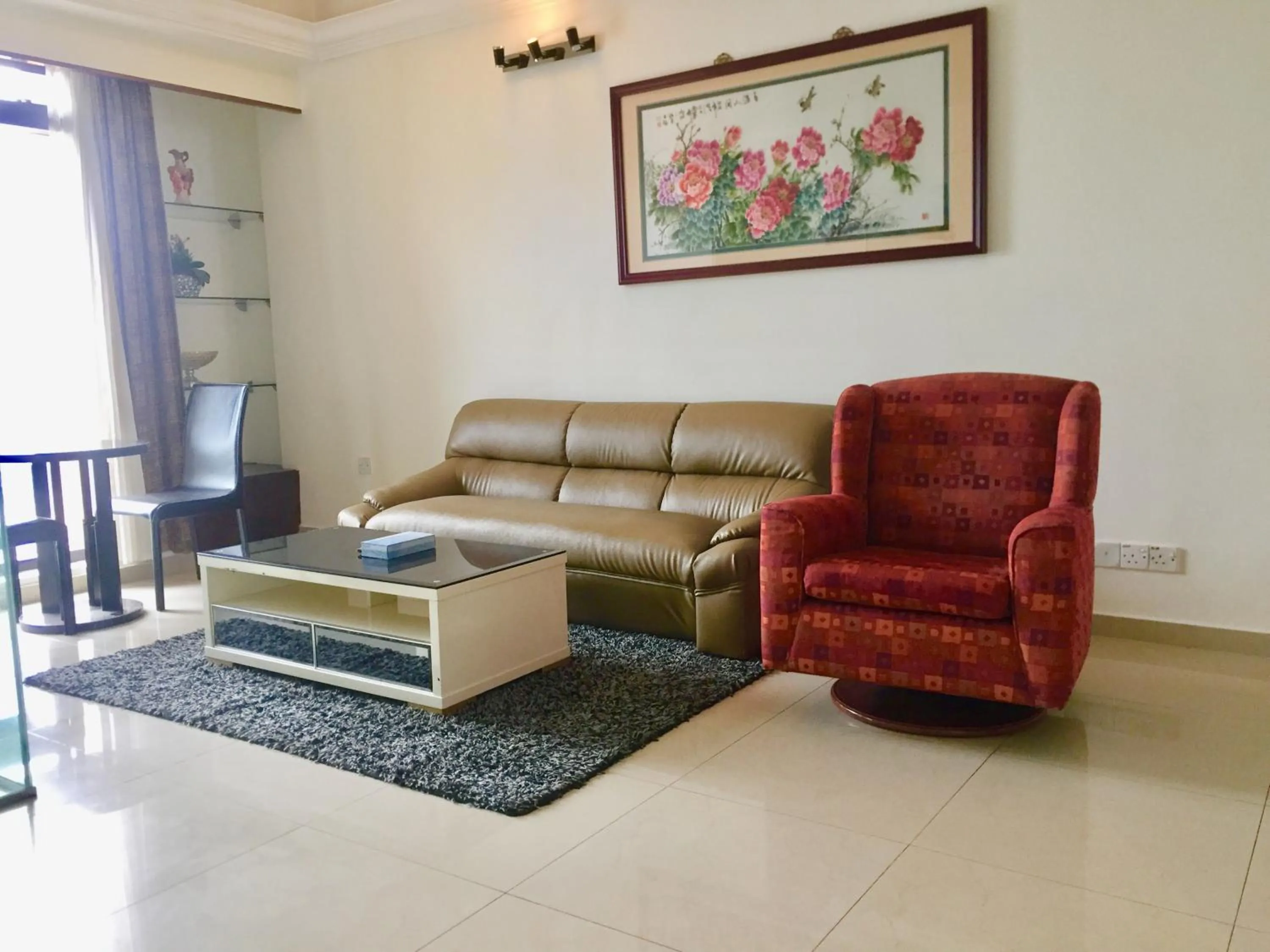 Living room in KL Universal Suites at Times Square