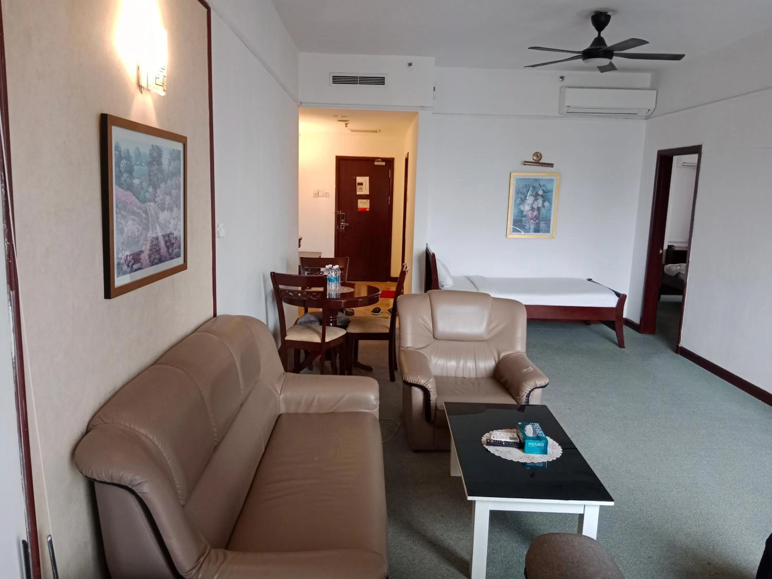 Living room in KL Universal Suites at Times Square