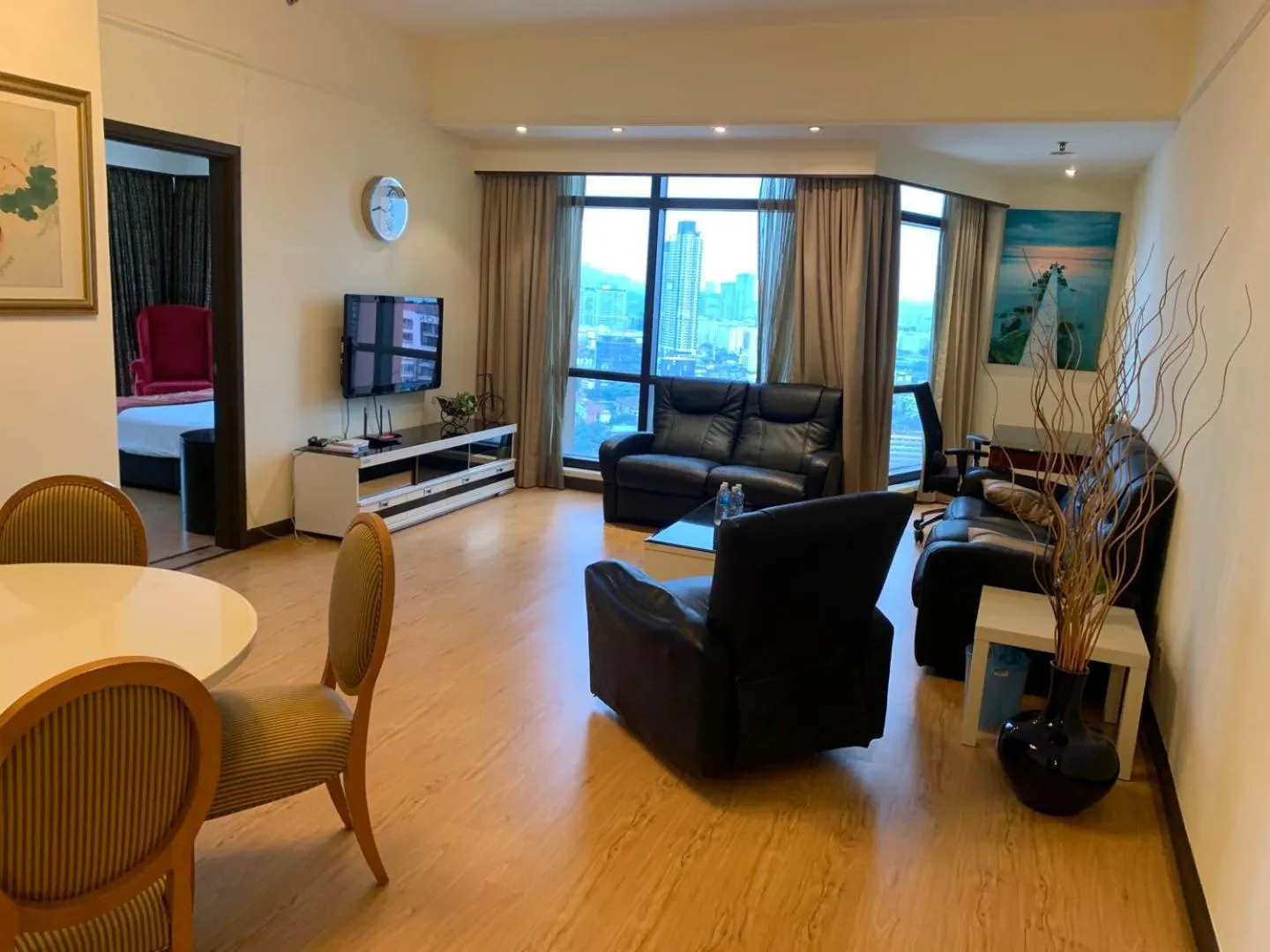 Living room in KL Universal Suites at Times Square