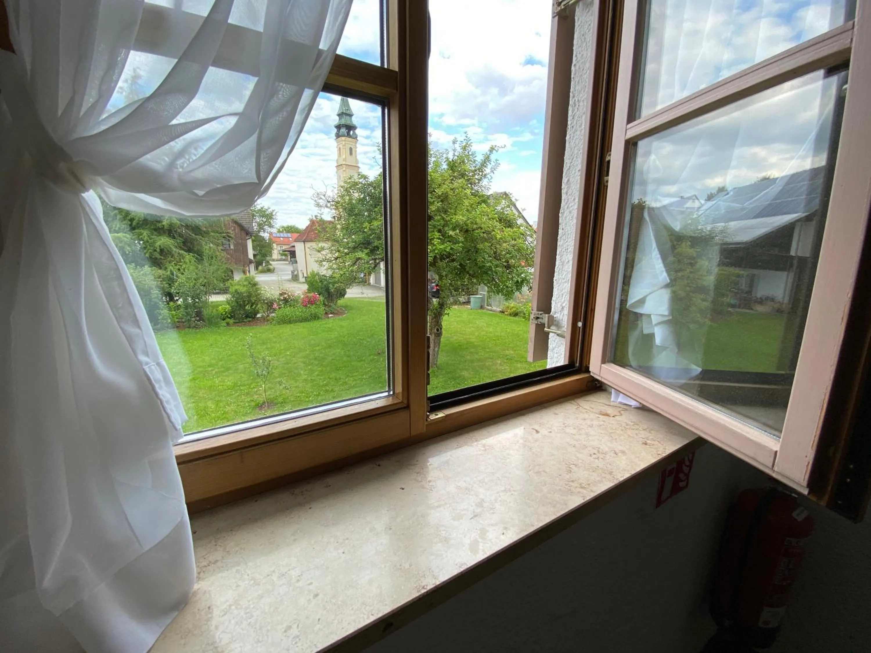 Garden view in Hotel zur Ulme