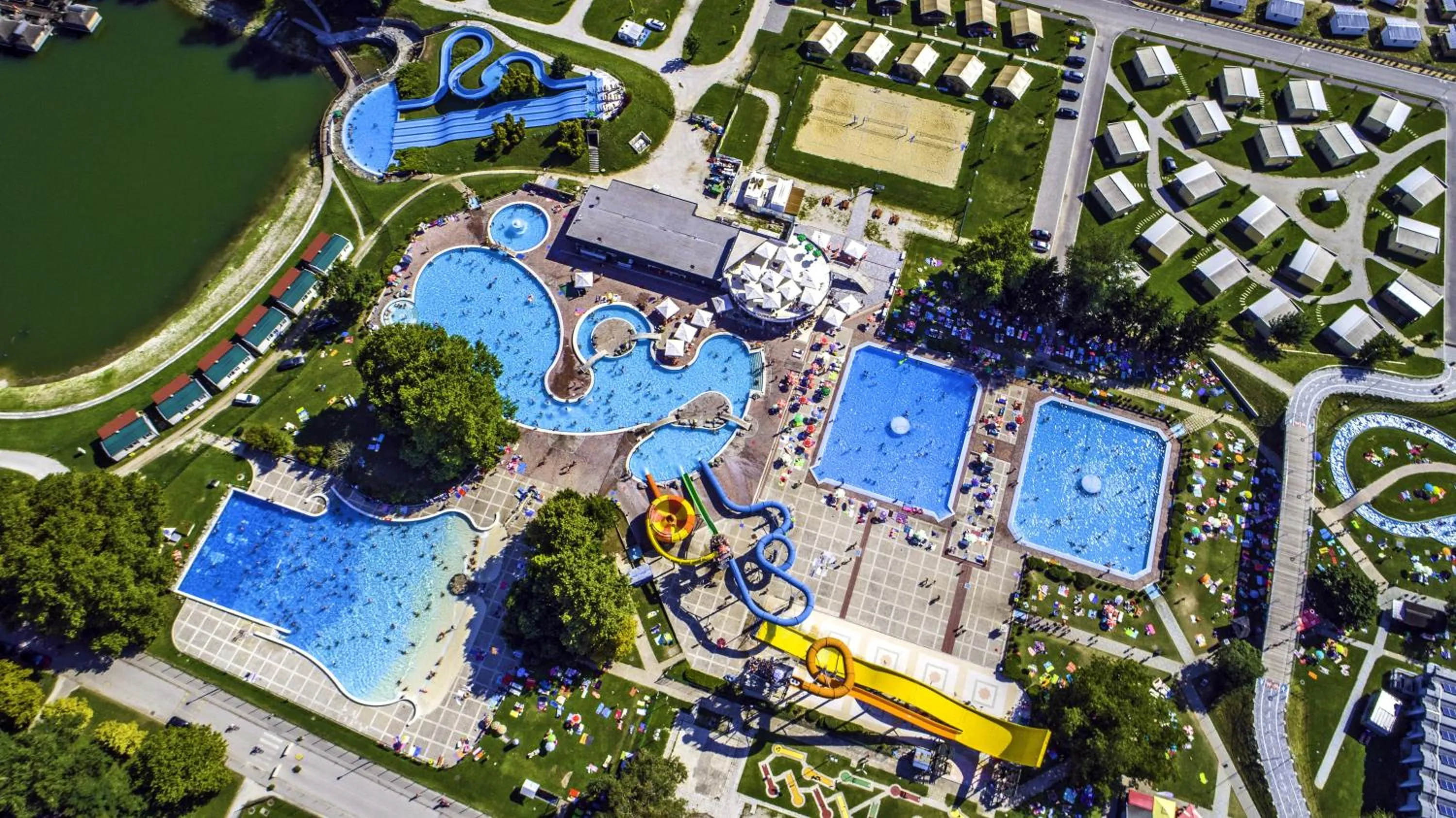 Bird's eye view in Mediteran Homes with Terme Čatež Tickets