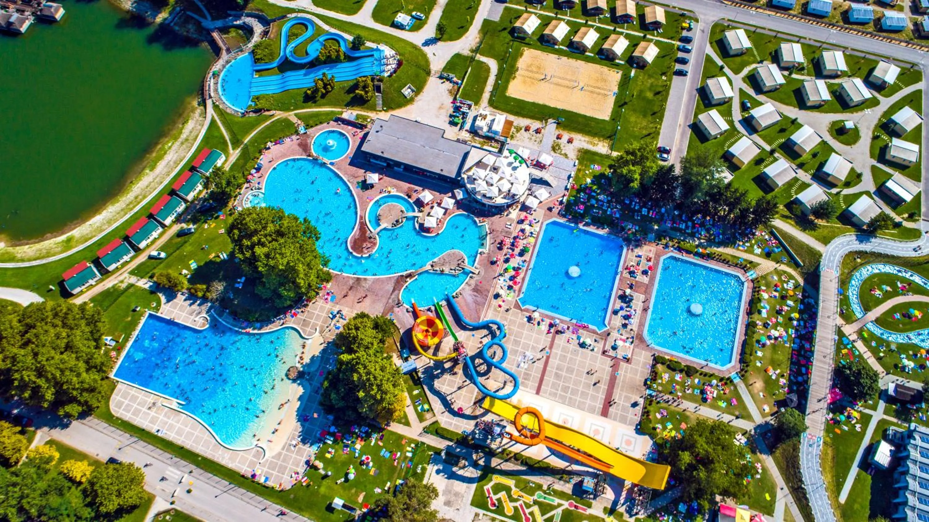 Bird's eye view in Mediteran Homes with Terme Čatež Tickets