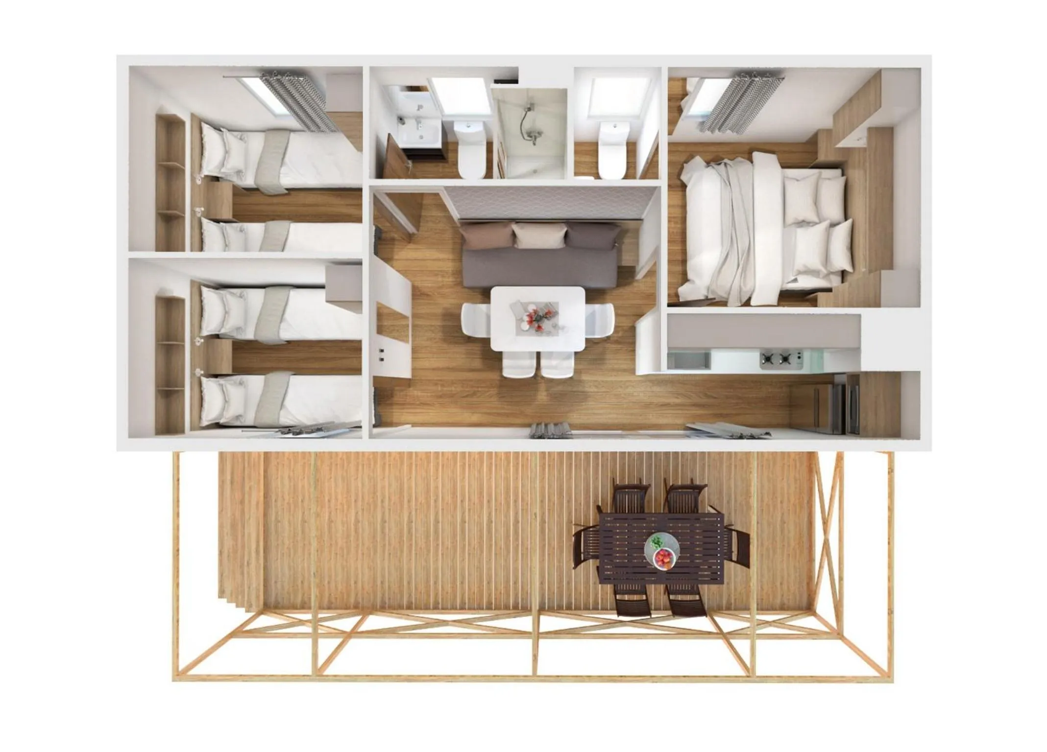 Floor plan in Mediteran Homes with Terme Čatež Tickets