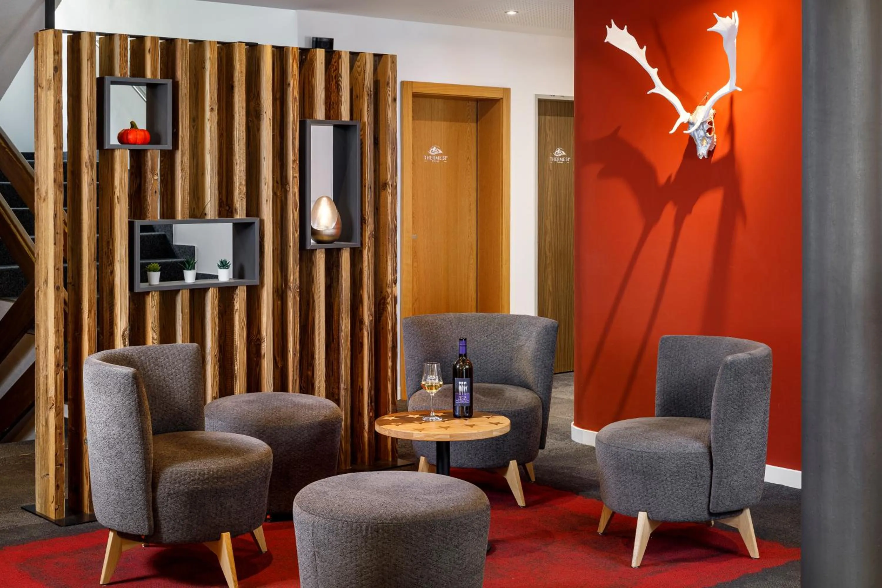 Lounge or bar in Therme 51° Hotel Physio & Spa