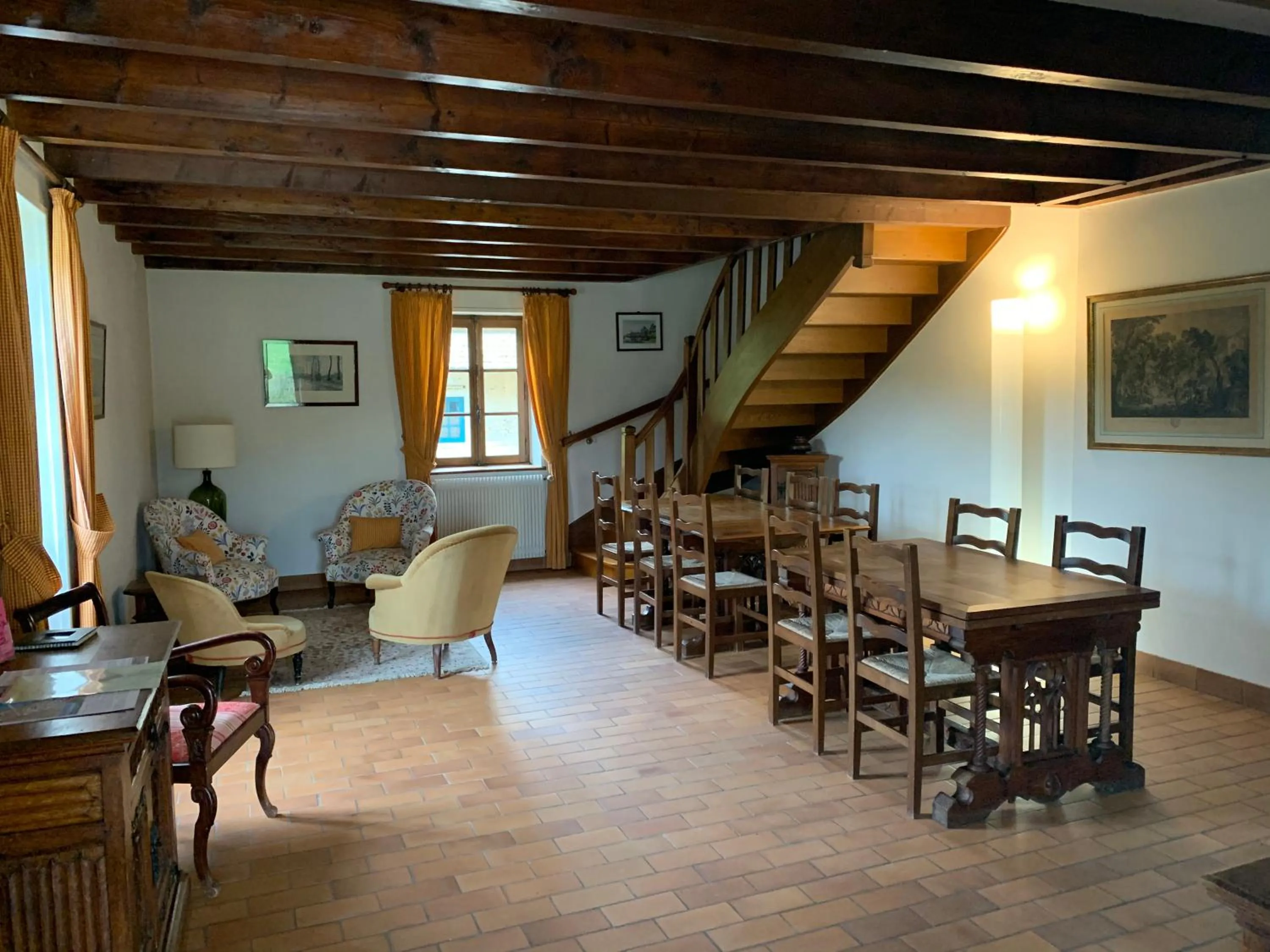 Seating area in Les maisons vigneronnes