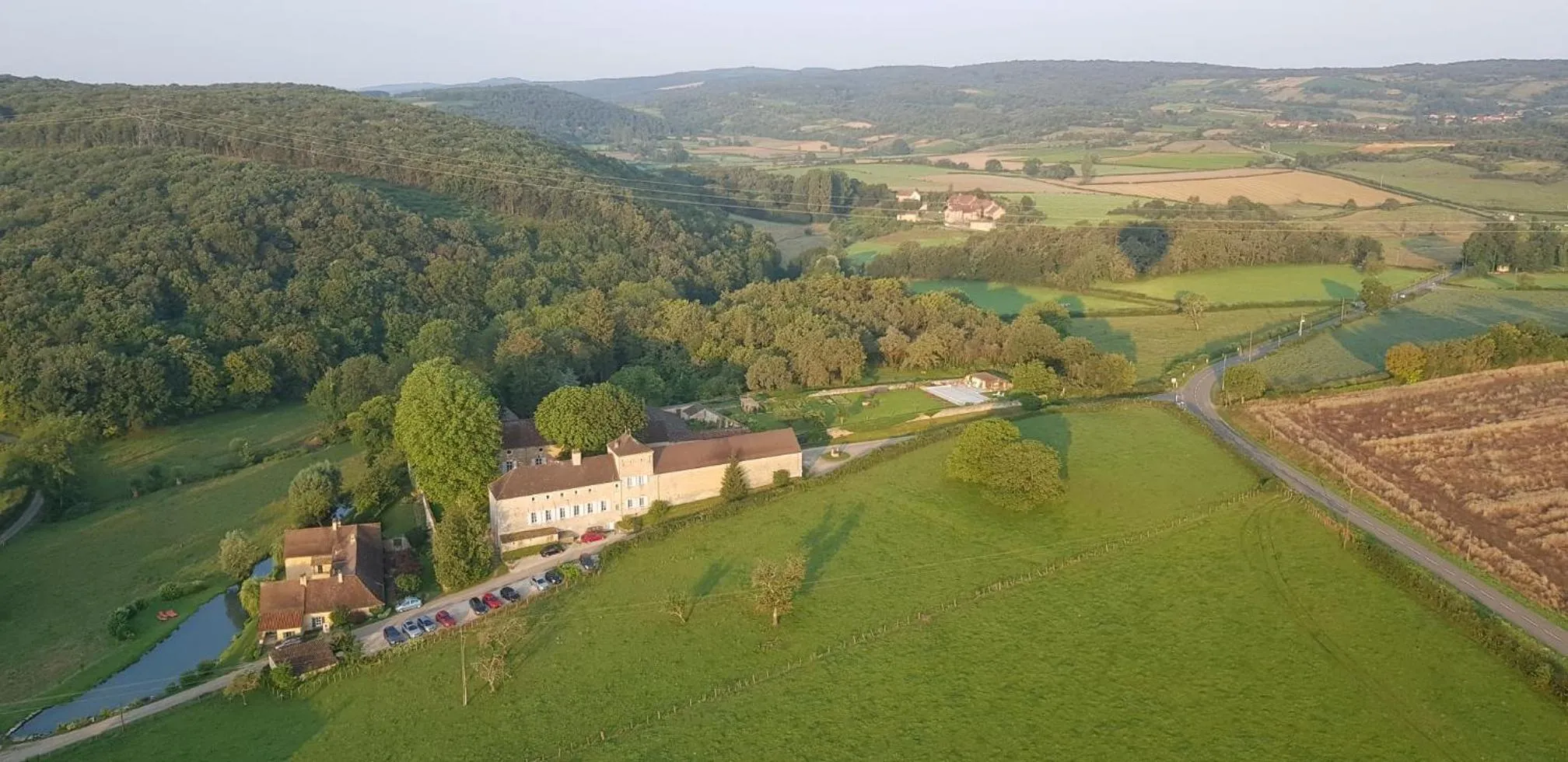 Bird's eye view in Les maisons vigneronnes