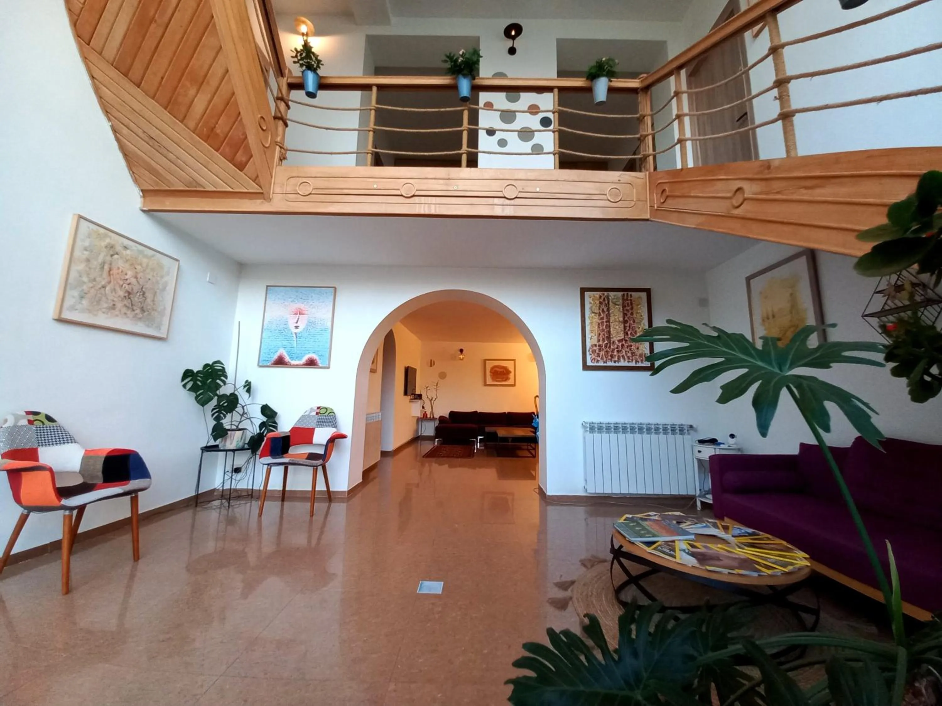 Living room in Hestia - Hotel, Wine and View