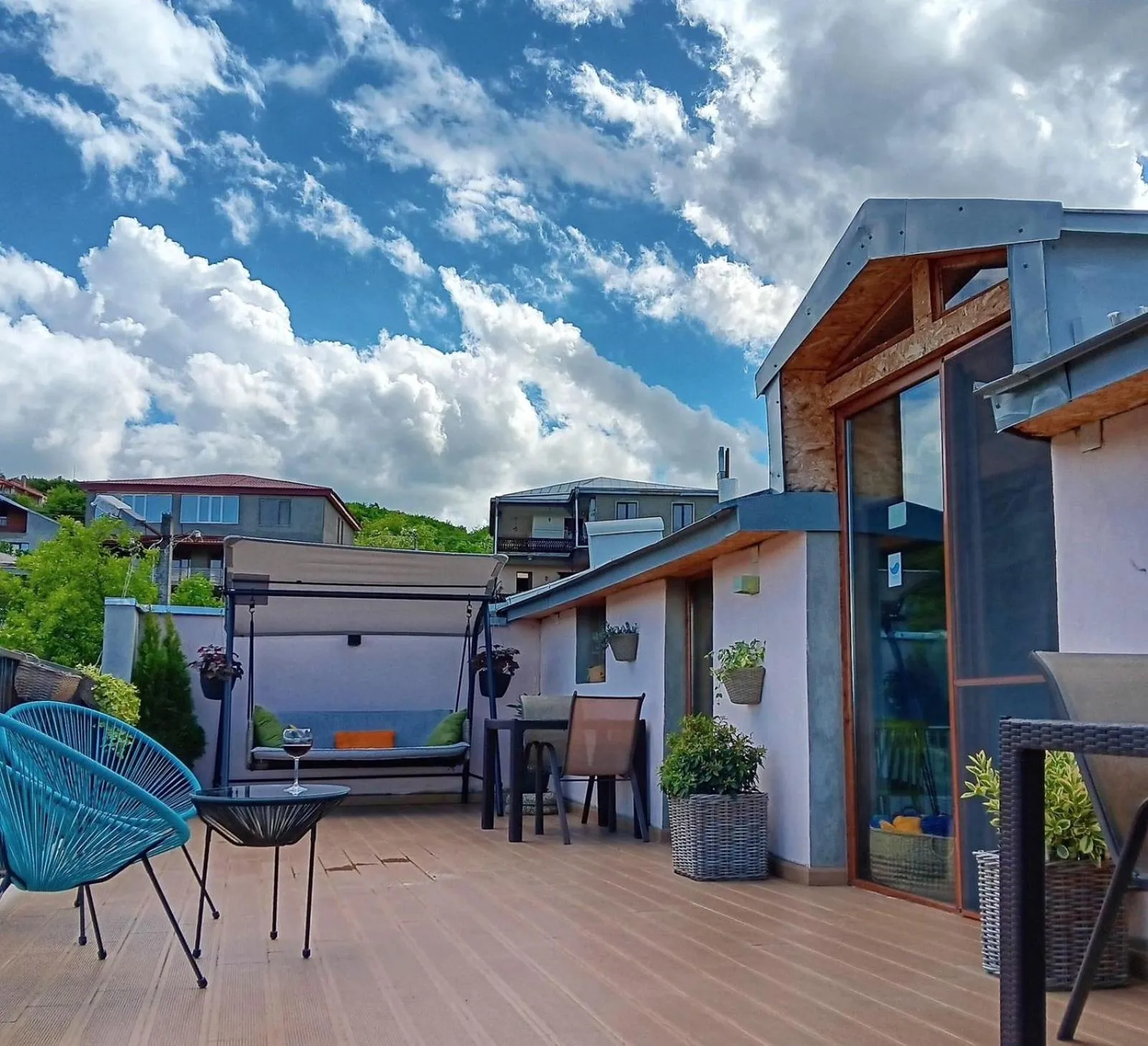 Property building in Hestia - Hotel, Wine and View