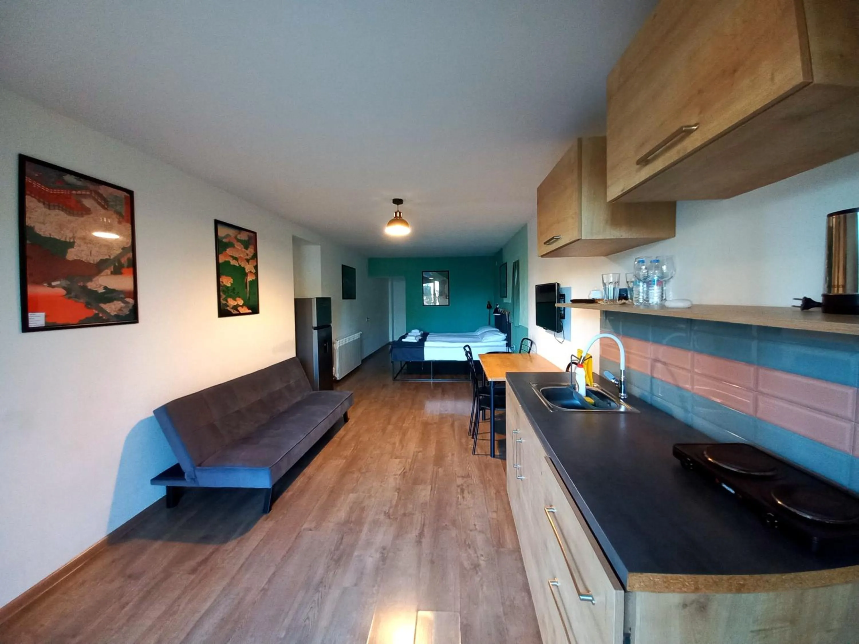 Kitchen or kitchenette in Hestia - Hotel, Wine and View