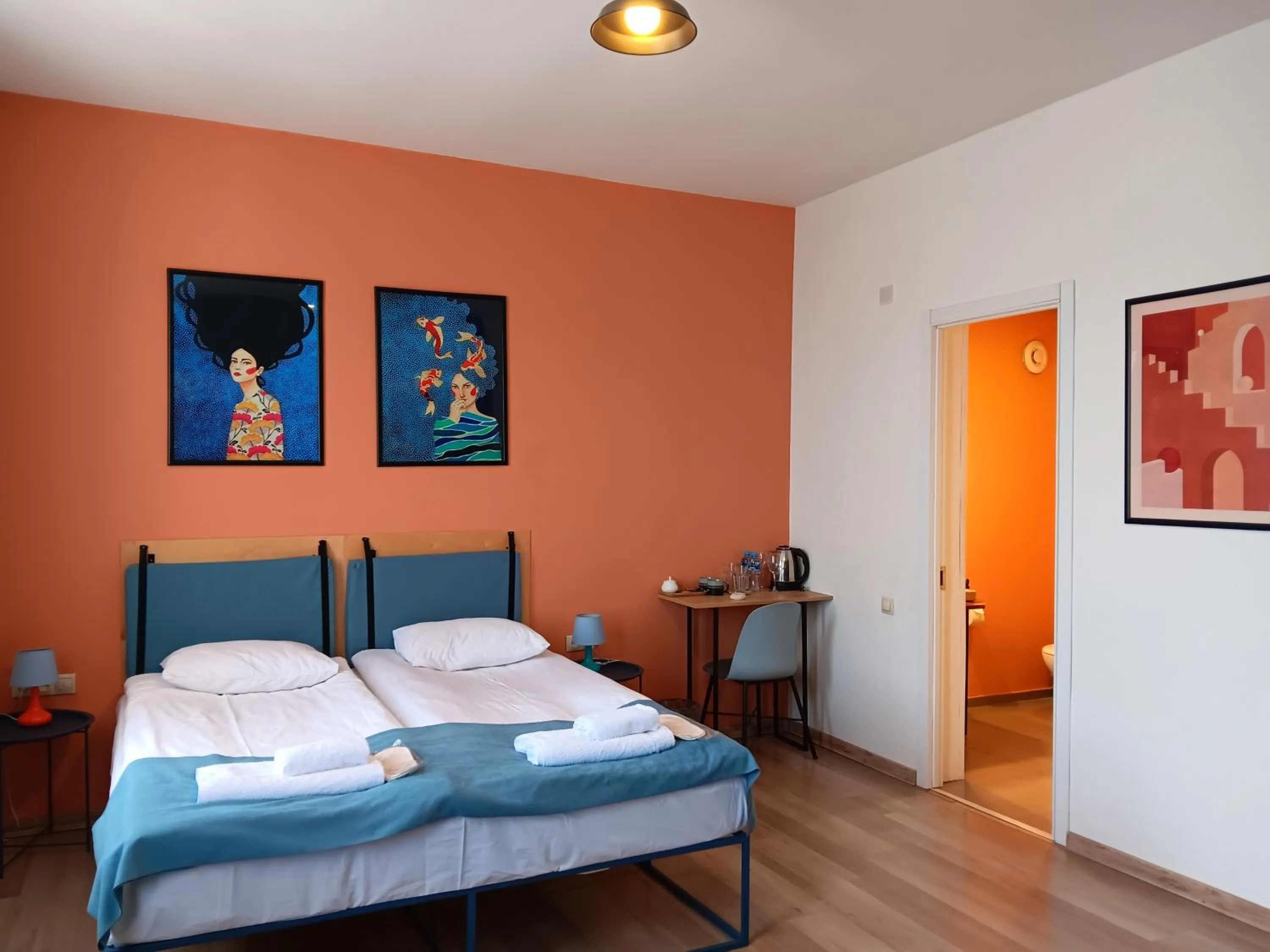 Bedroom, Bed in Hestia - Hotel, Wine and View