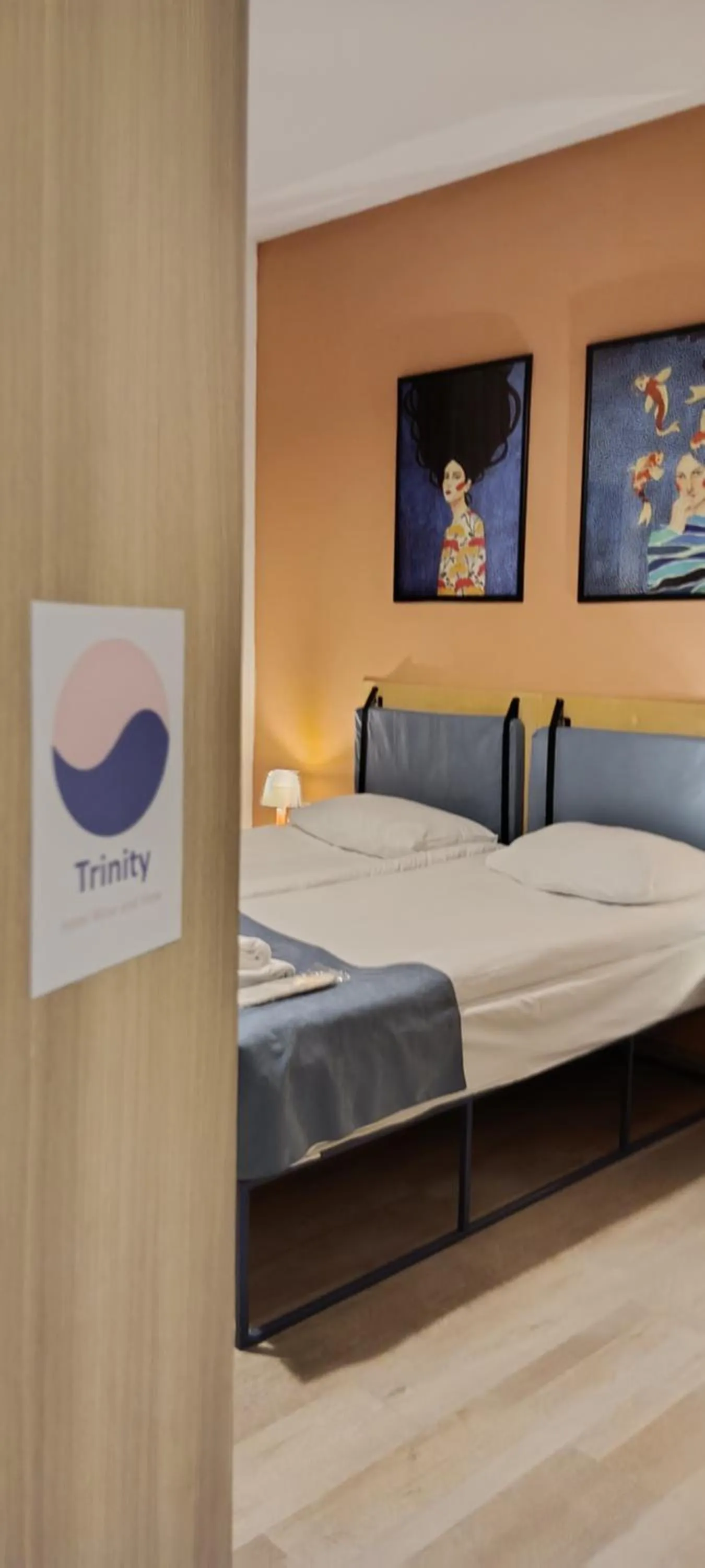 Bed in Hestia - Hotel, Wine and View