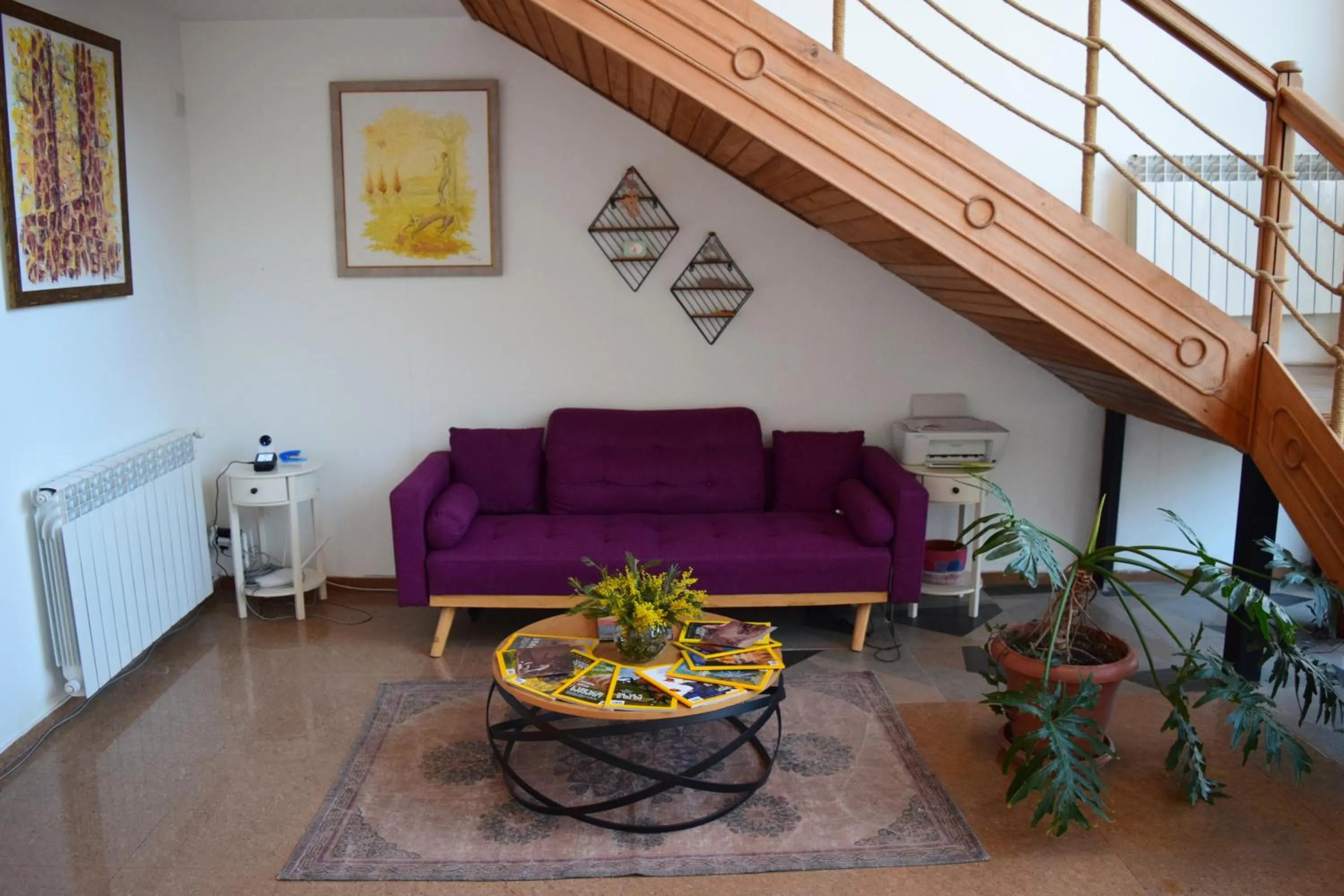 Living room in Hestia - Hotel, Wine and View