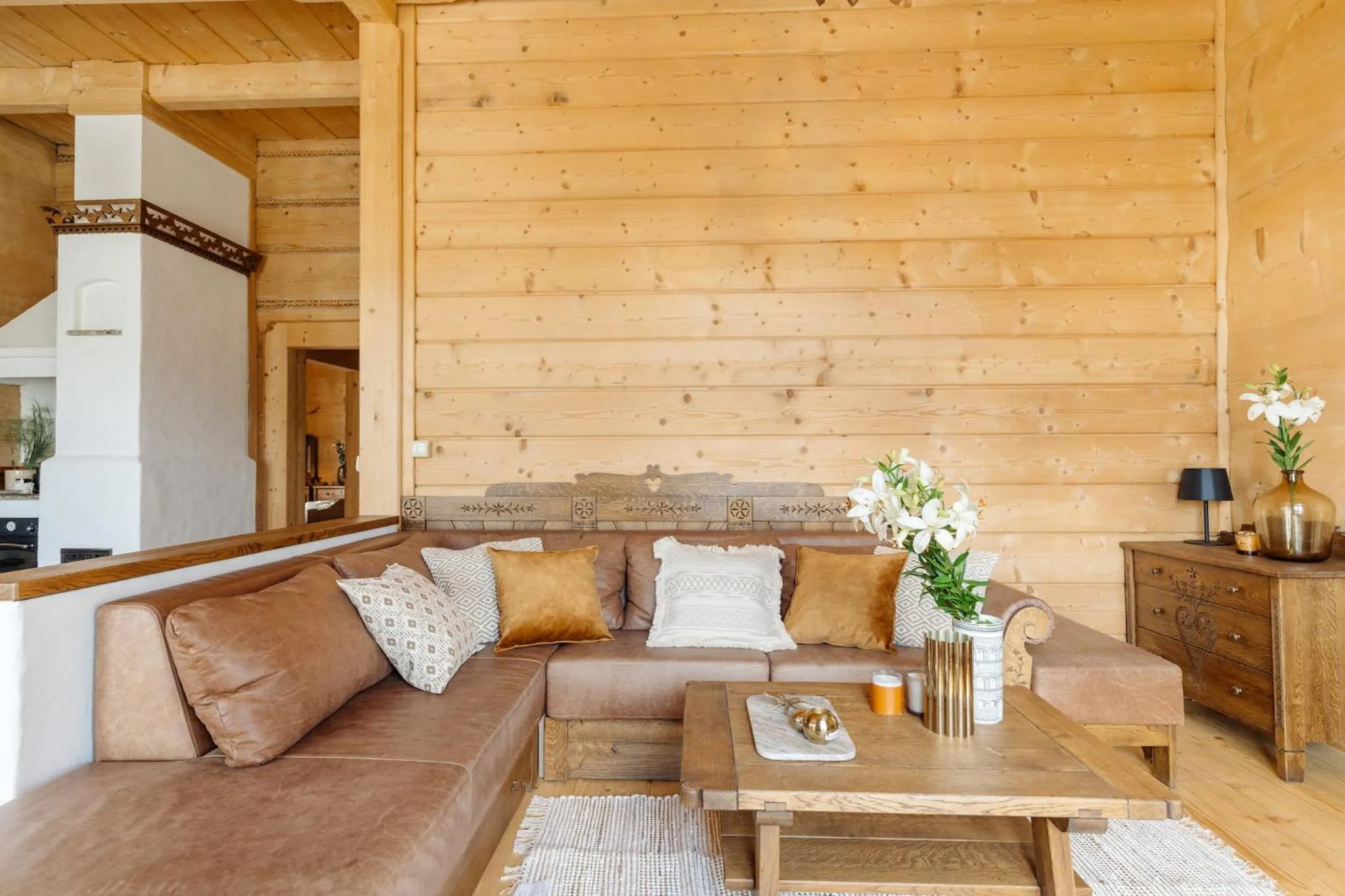 Living room in Podhalańskie Tarasy - LoftAffair