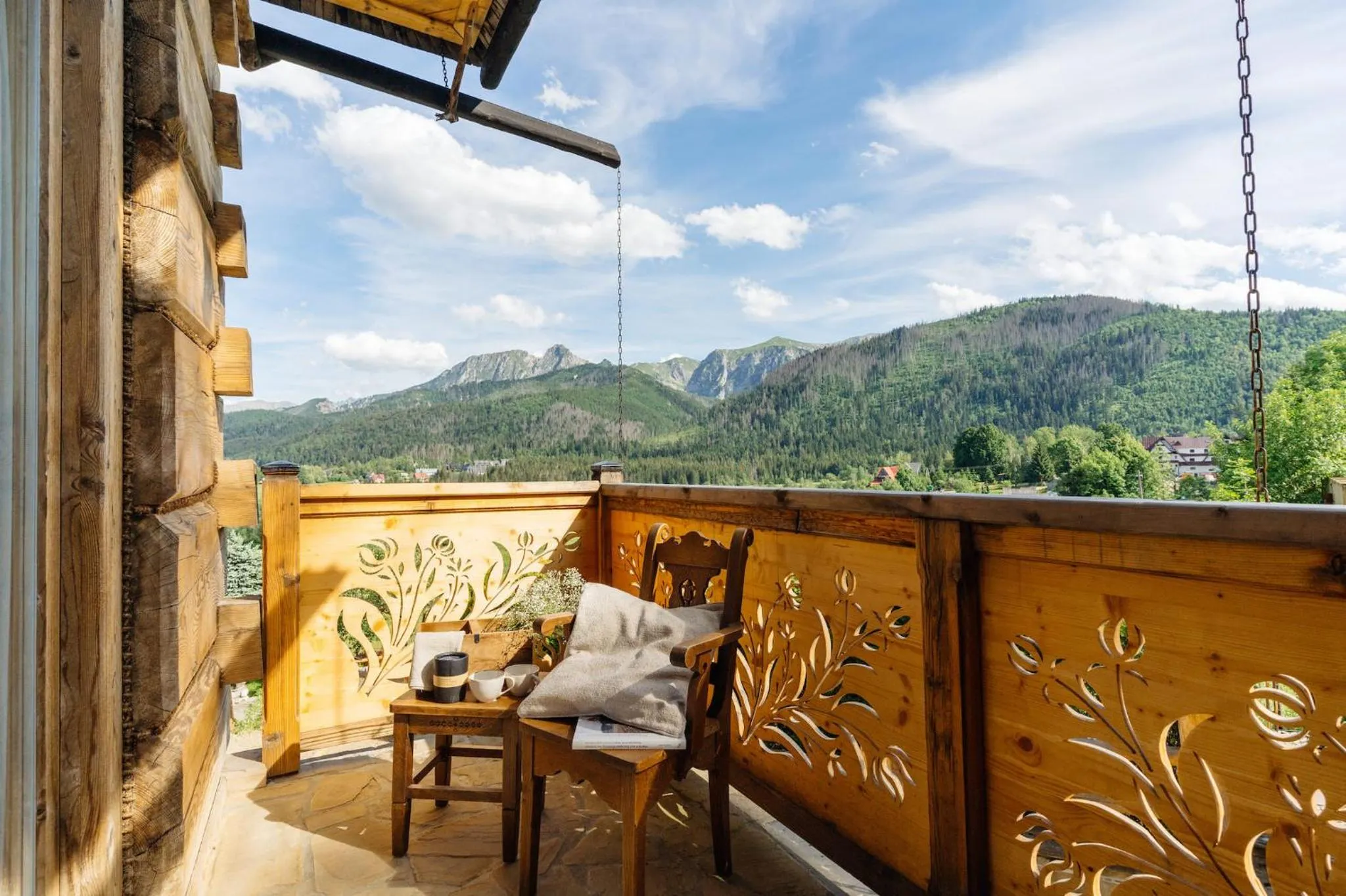 Balcony/Terrace in Podhalańskie Tarasy - LoftAffair