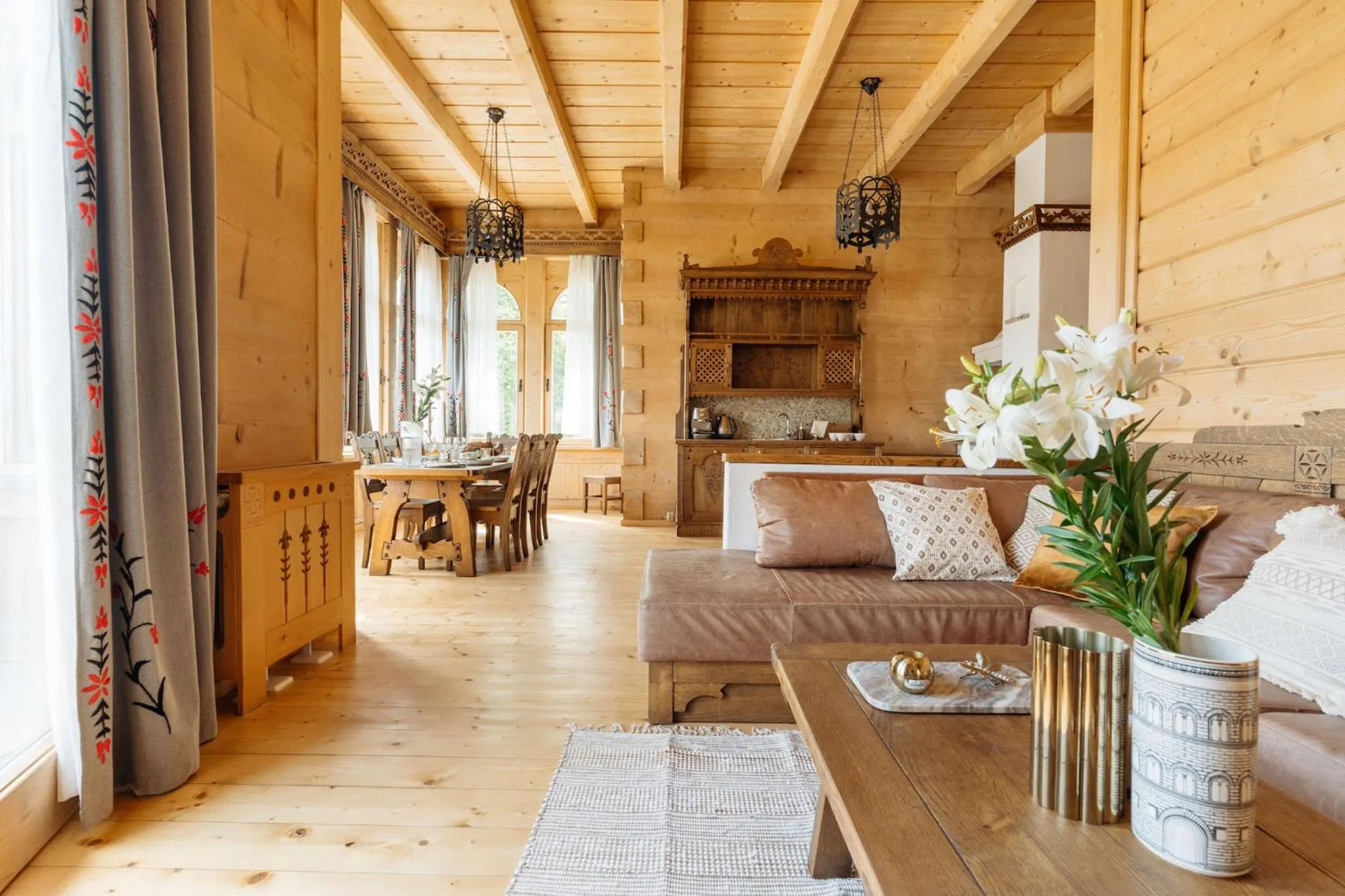 Living room in Podhalańskie Tarasy - LoftAffair