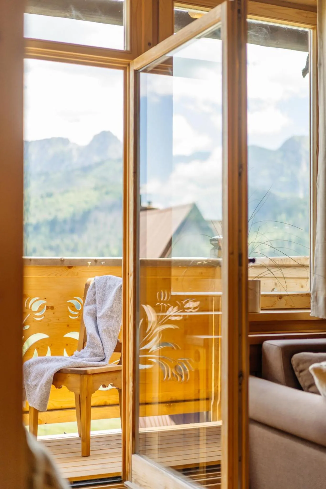 Balcony/Terrace in Podhalańskie Tarasy - LoftAffair