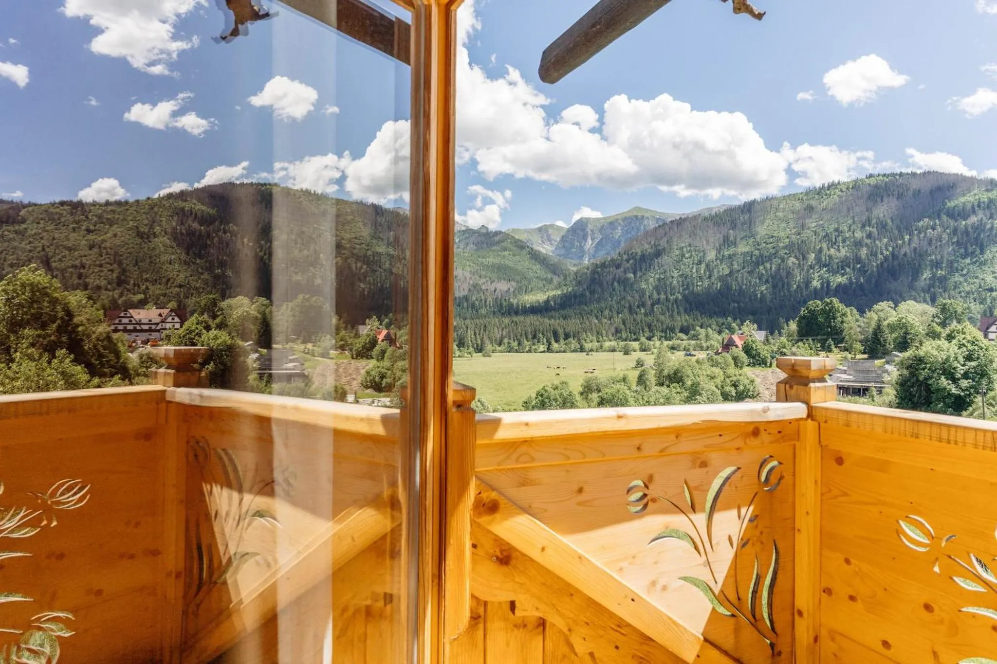 Balcony/Terrace in Podhalańskie Tarasy - LoftAffair