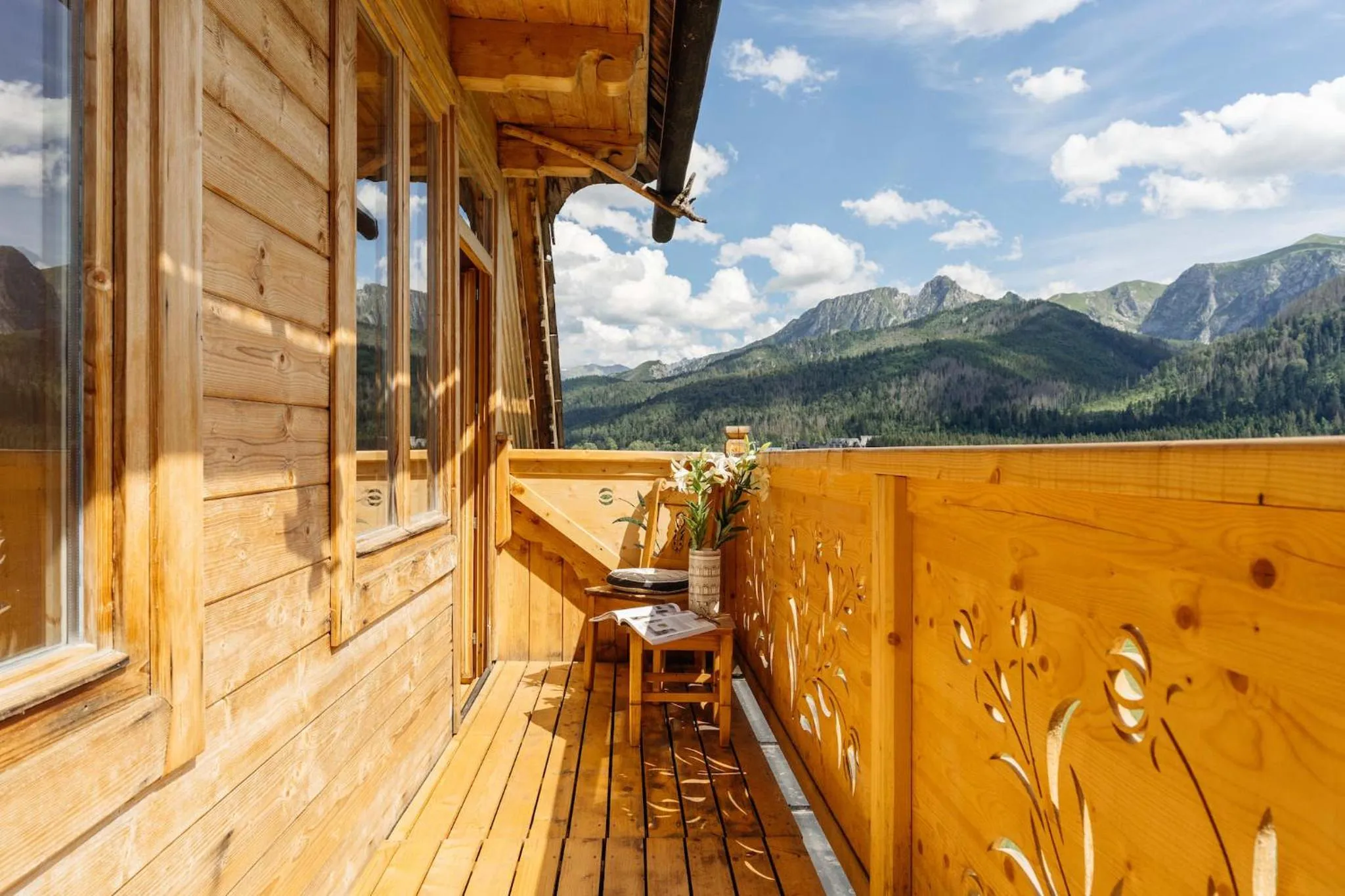 Balcony/Terrace in Podhalańskie Tarasy - LoftAffair
