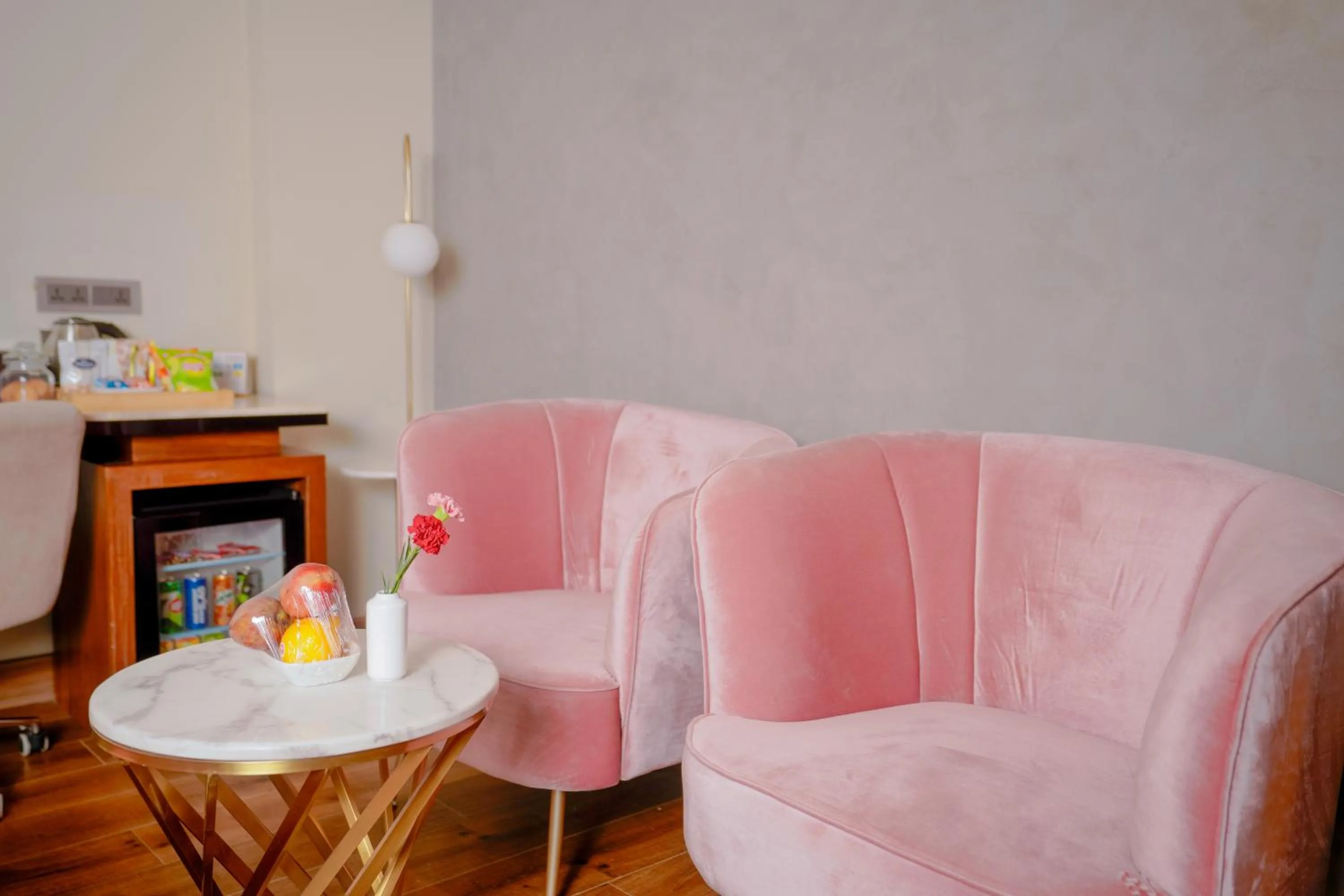 Seating area in Lazdana Hotel Bangalore