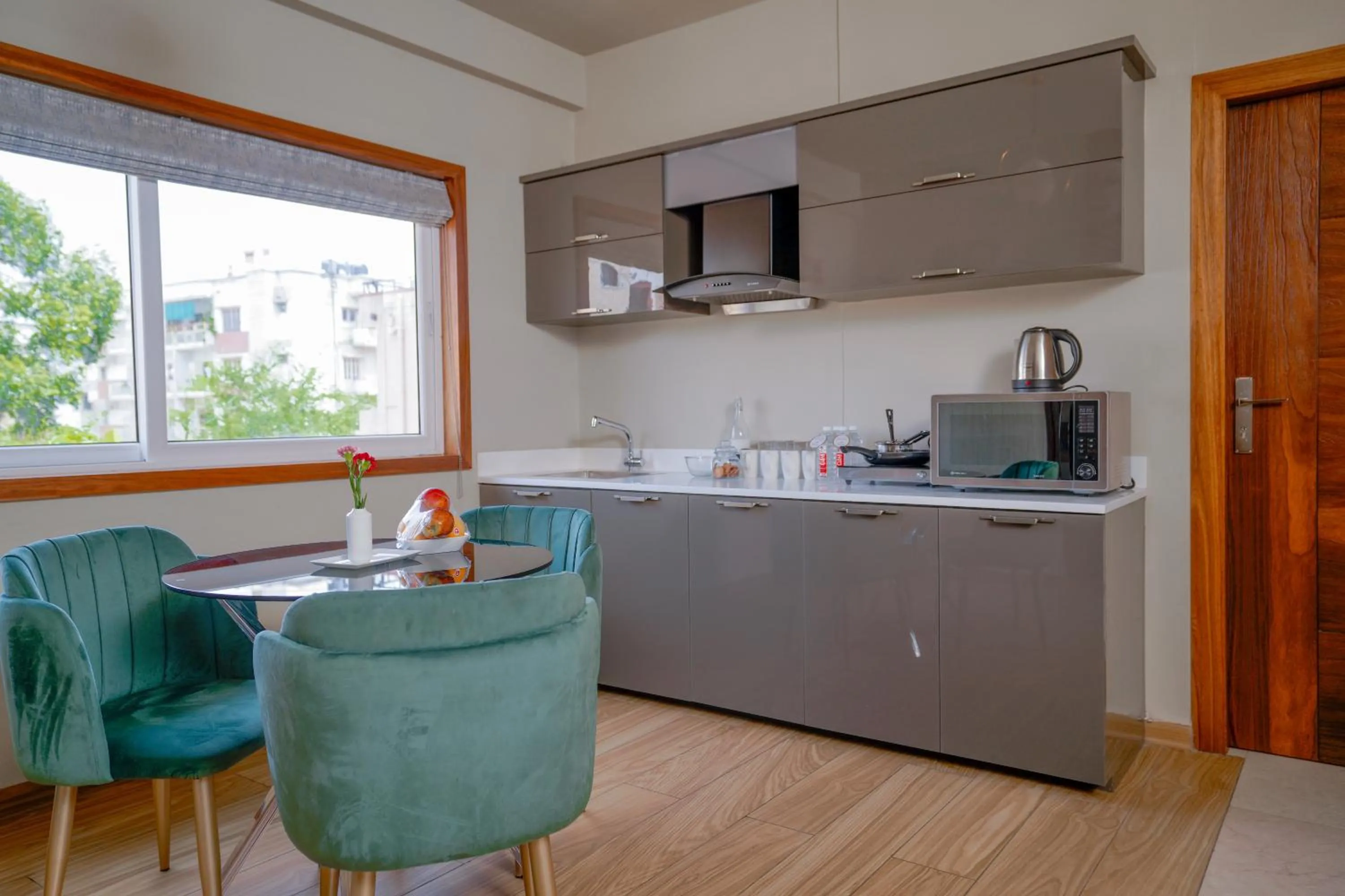 kitchen in Lazdana Hotel Bangalore