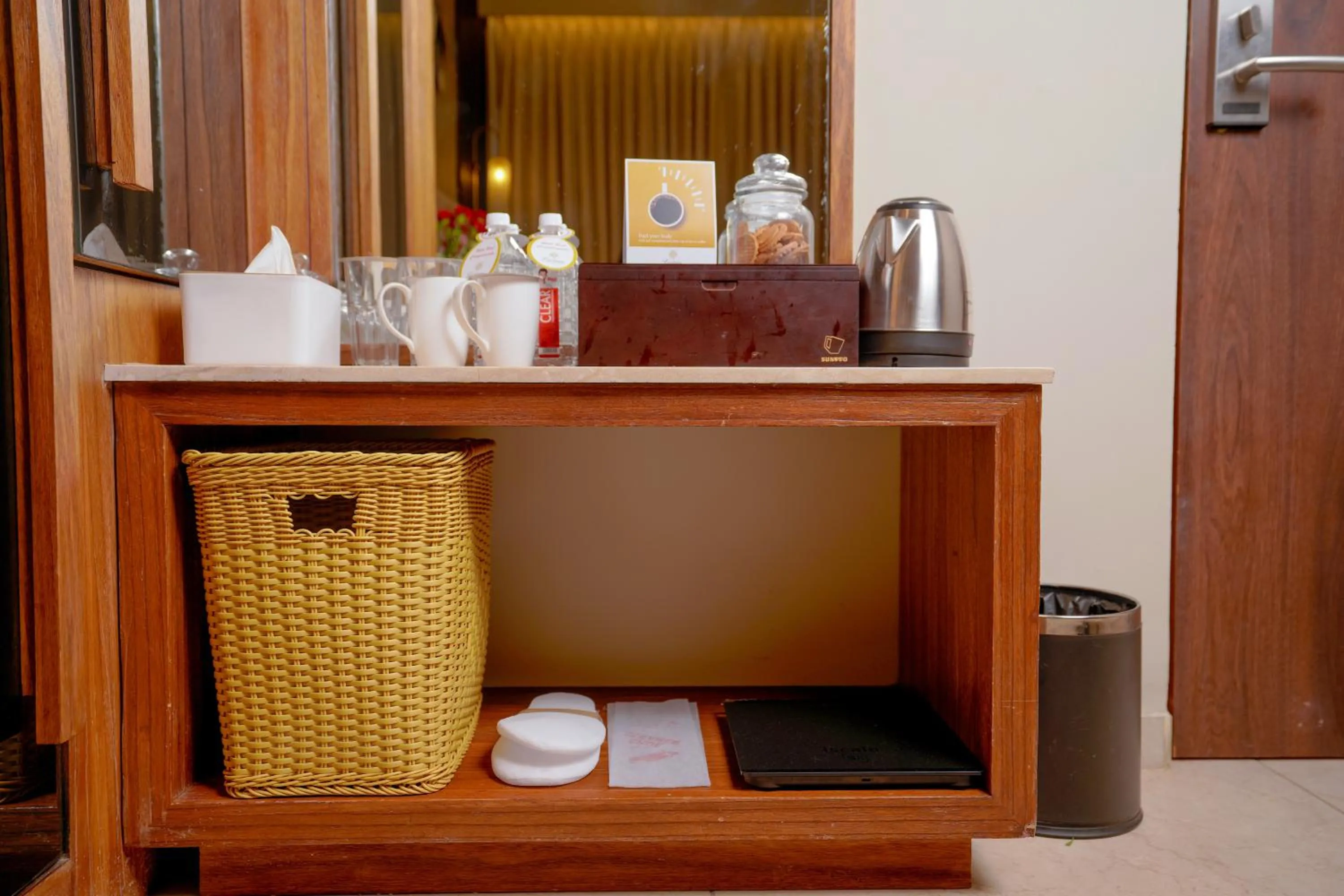 Kitchen or kitchenette in Lazdana Hotel Bangalore