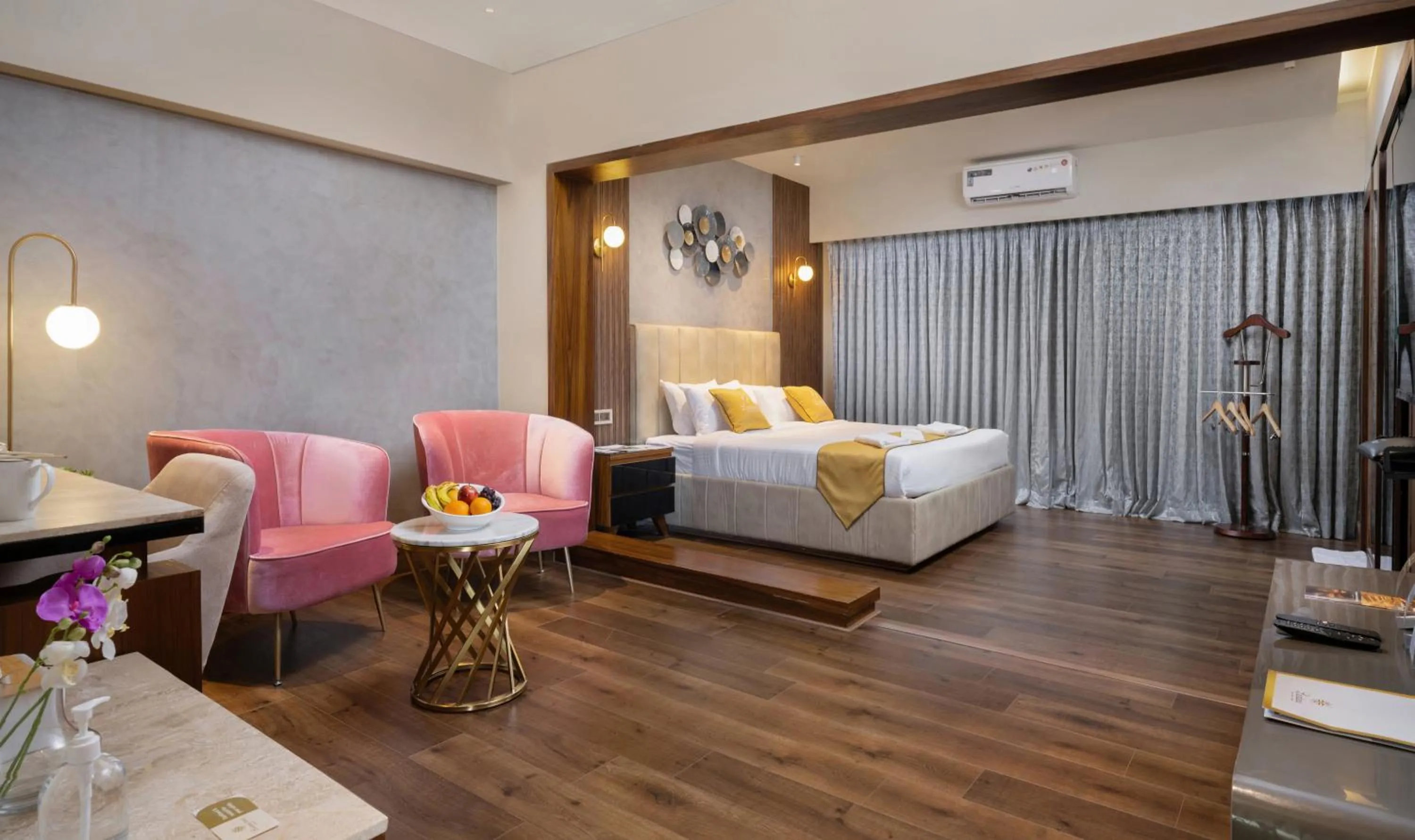 Photo of the whole room, Bed in Lazdana Hotel Bangalore