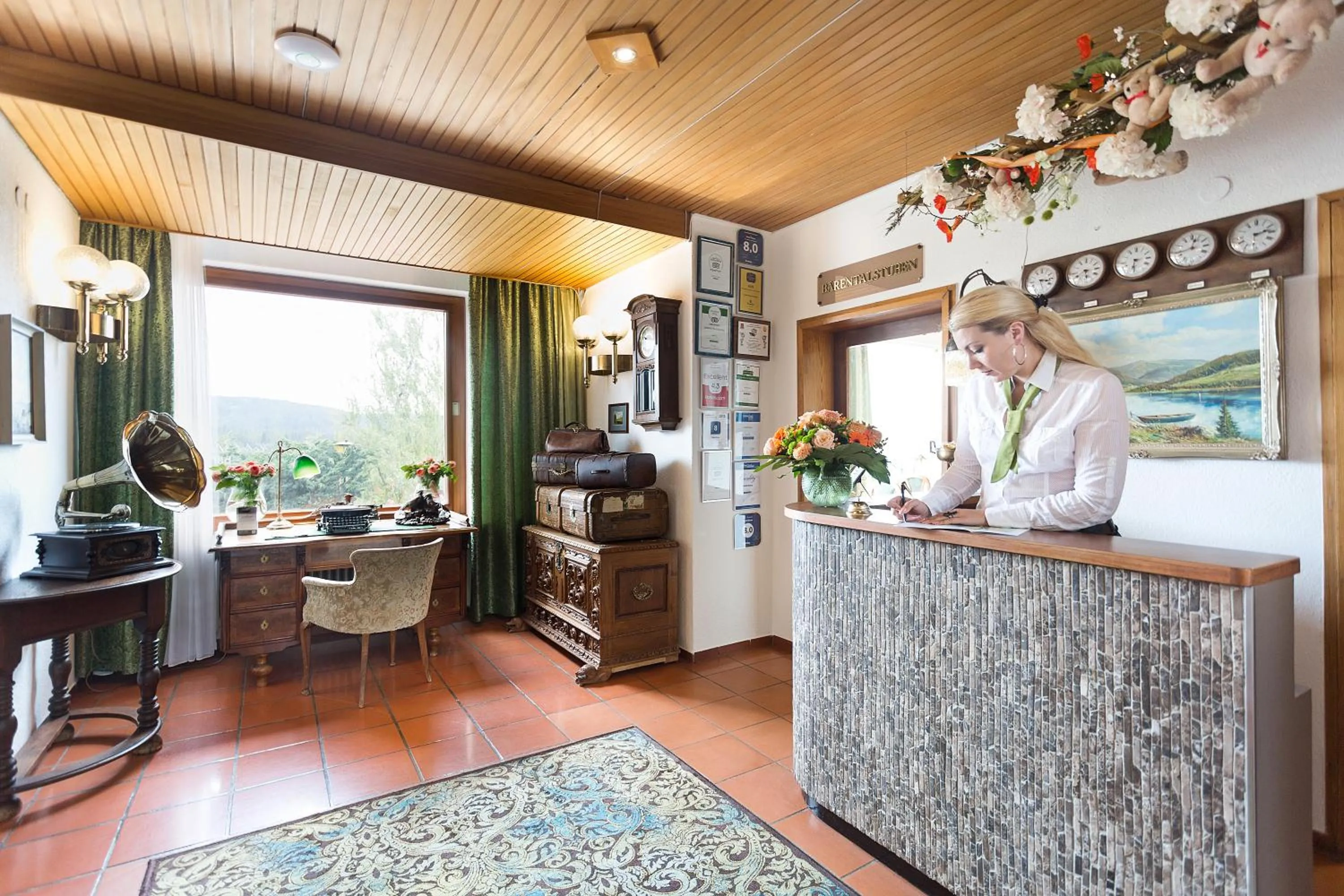 Lobby or reception in Hotel Diana