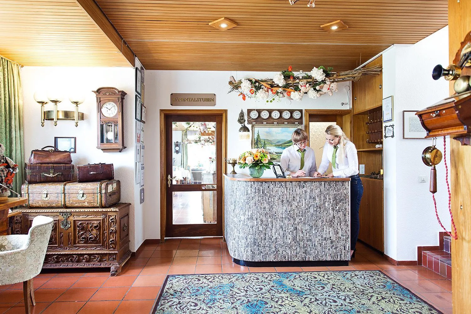 Lobby or reception in Hotel Diana