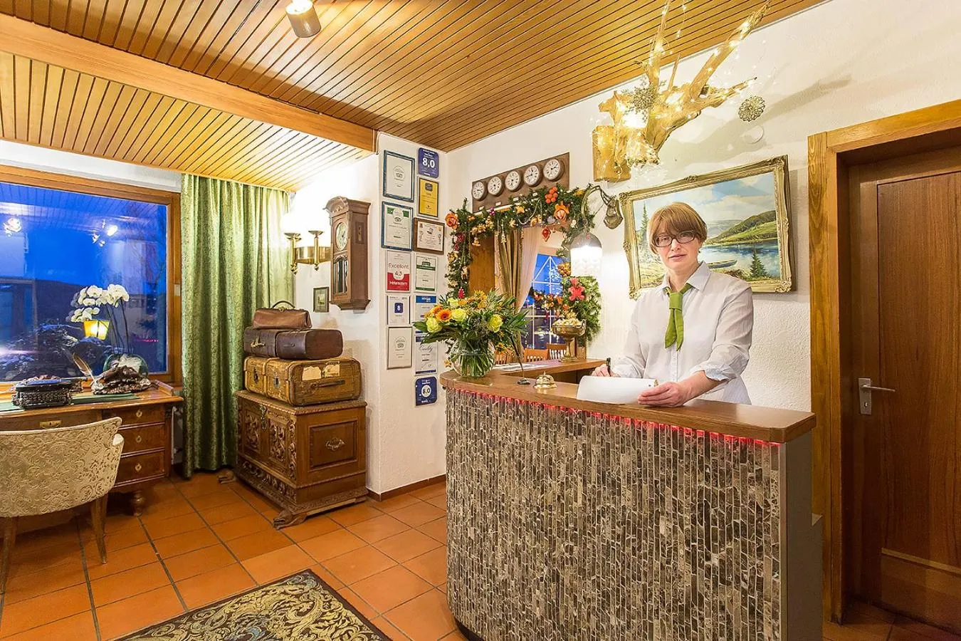 Lobby or reception in Hotel Diana