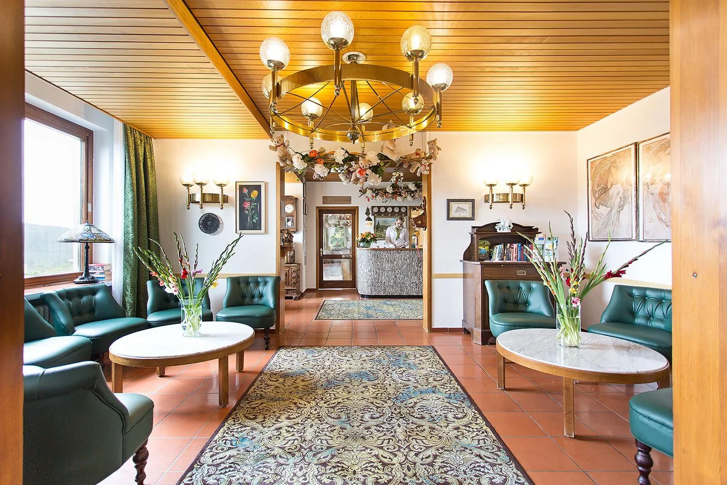 Lobby or reception in Hotel Diana