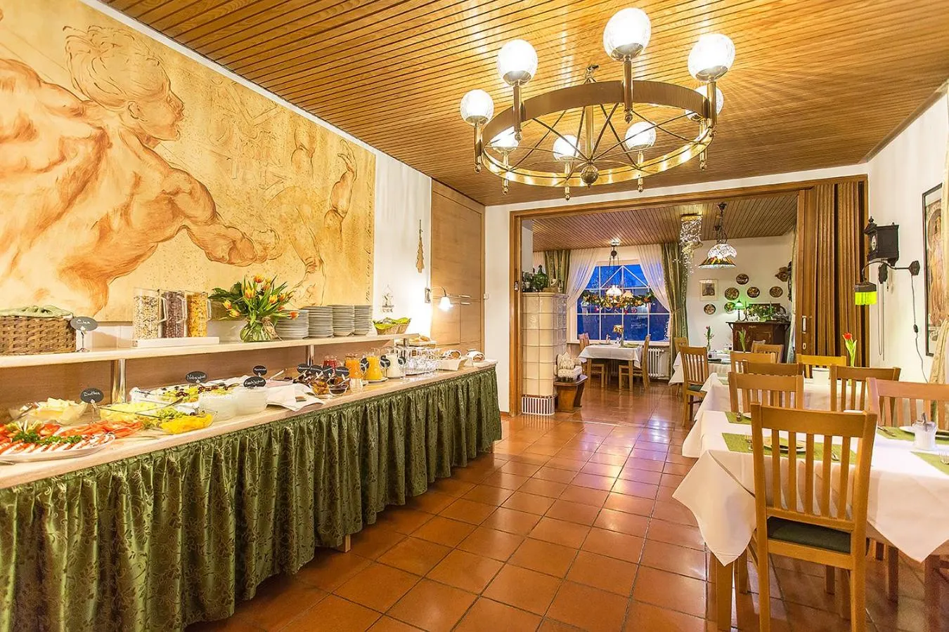 Buffet breakfast in Hotel Diana