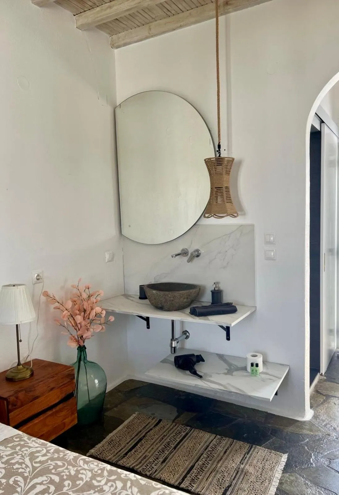 Bathroom in Vougli View Mykonos