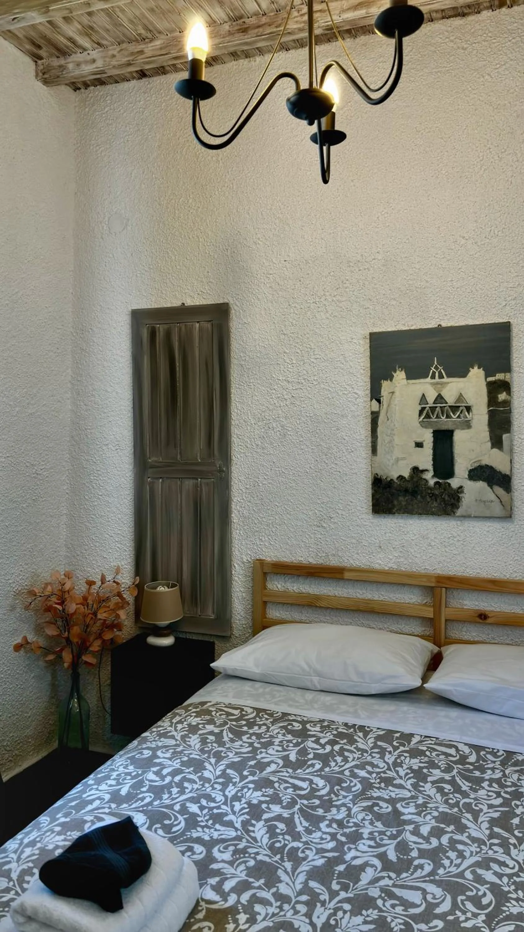 Bed in Vougli View Mykonos