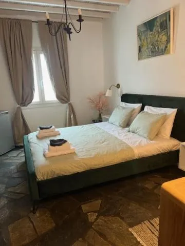 Bed in Vougli View Mykonos