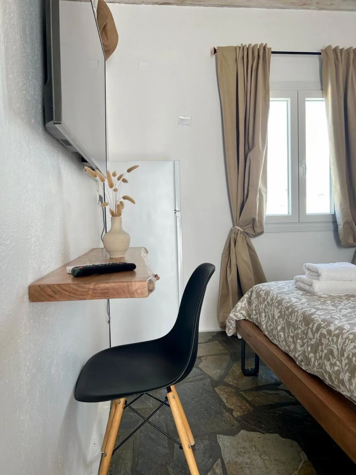 Bed in Vougli View Mykonos