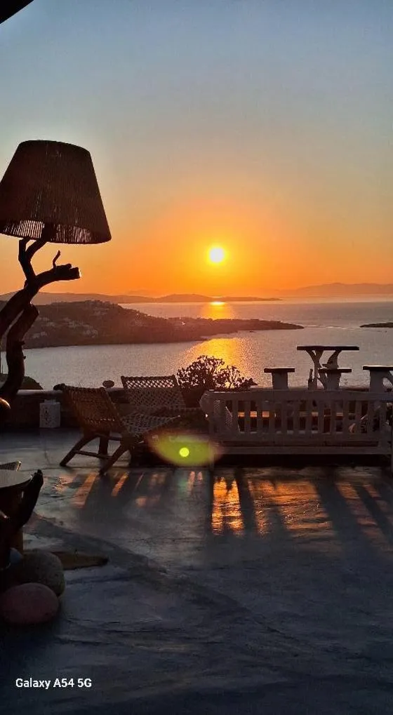 Balcony/Terrace in Vougli View Mykonos