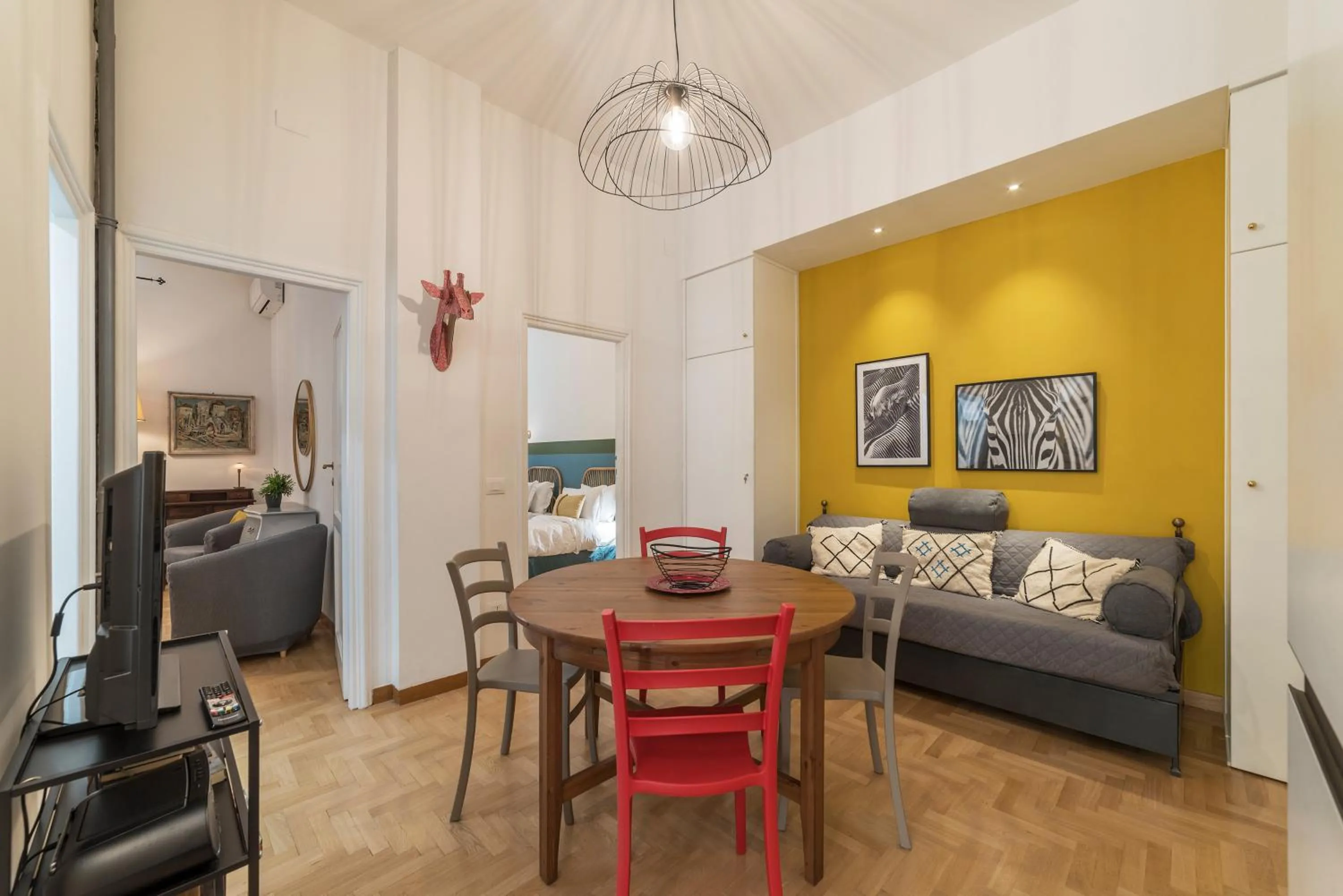 Living room in GuestHost - San Giovanni Laterano Cozy Flat