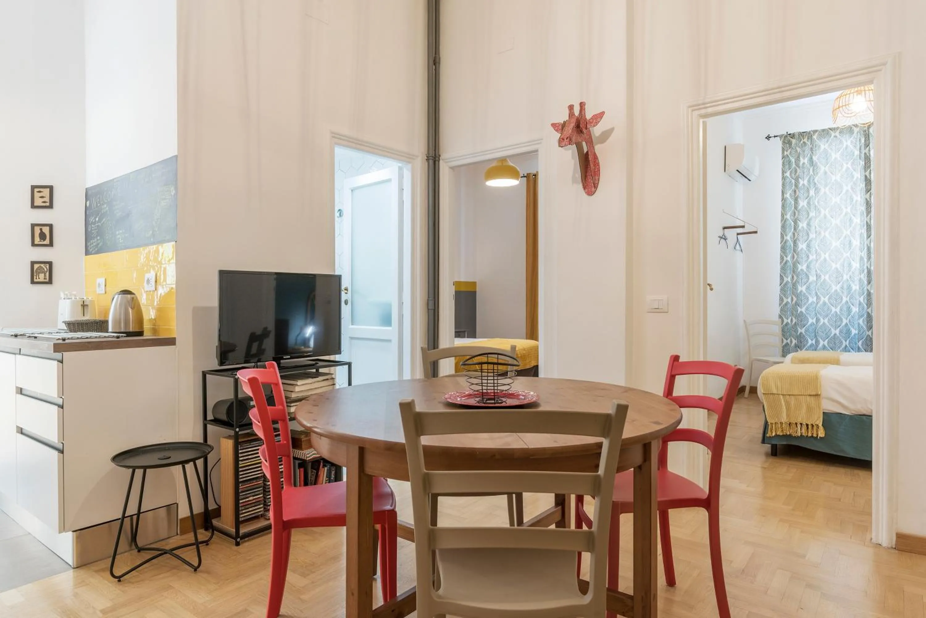 Living room in GuestHost - San Giovanni Laterano Cozy Flat