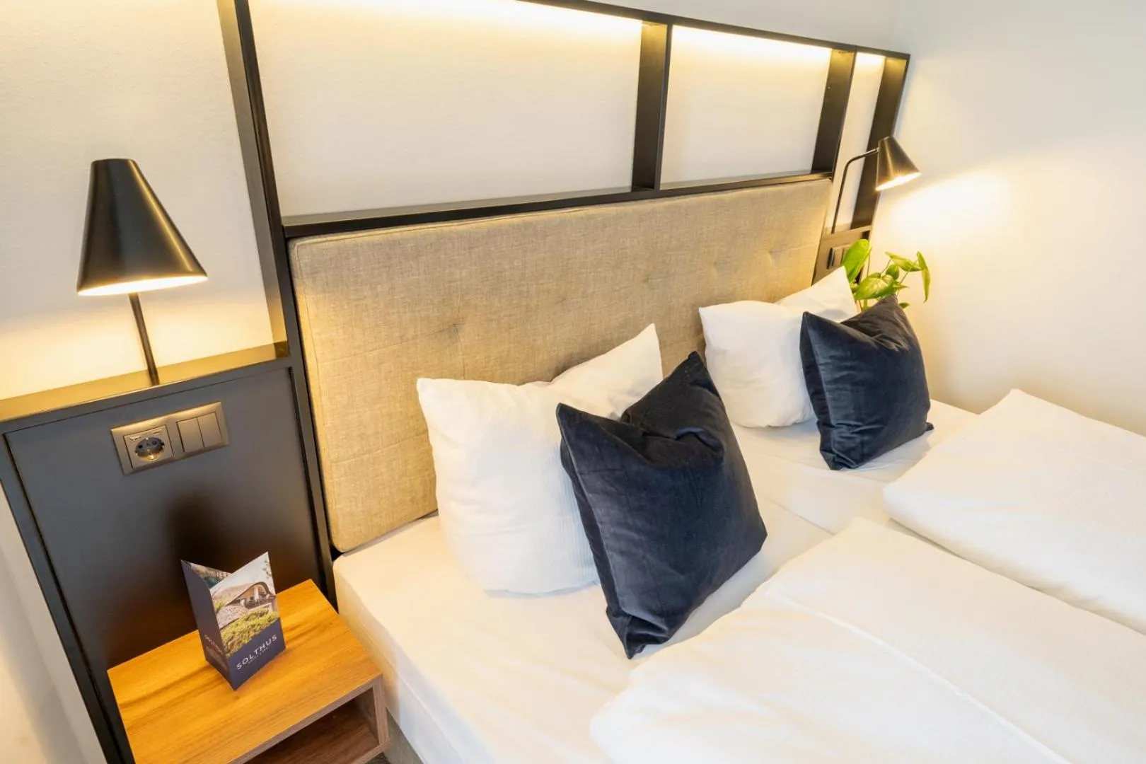 Bed in SOLTHUS Hotel&SPA