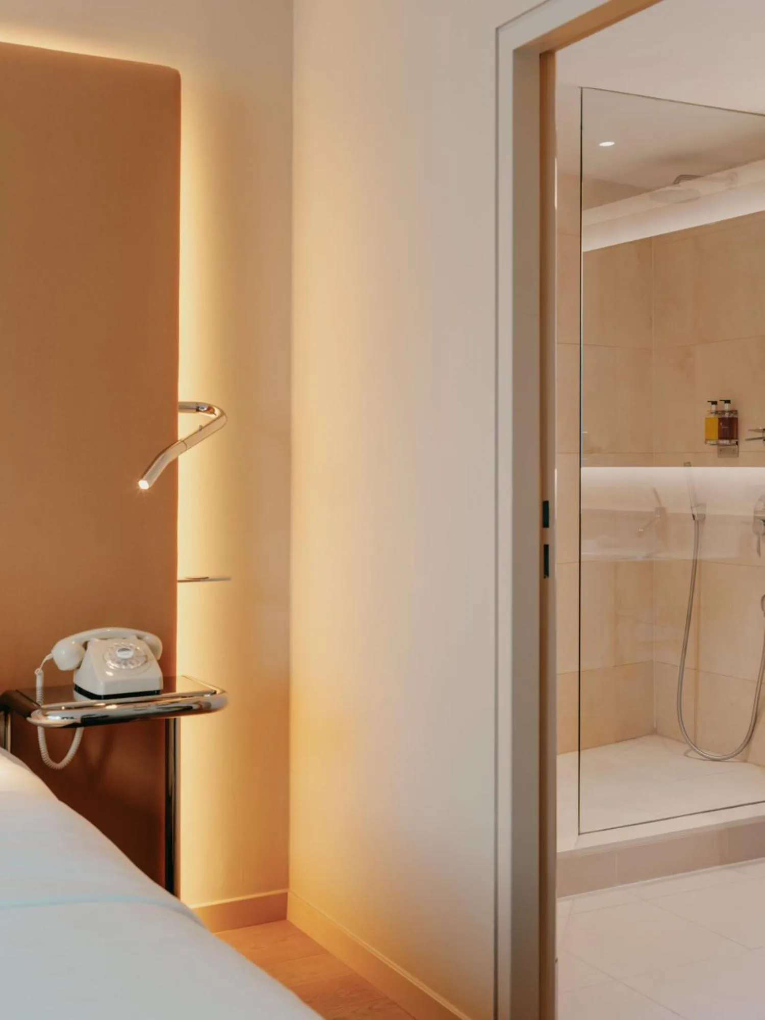 Bathroom, Bed in Hotel Josef