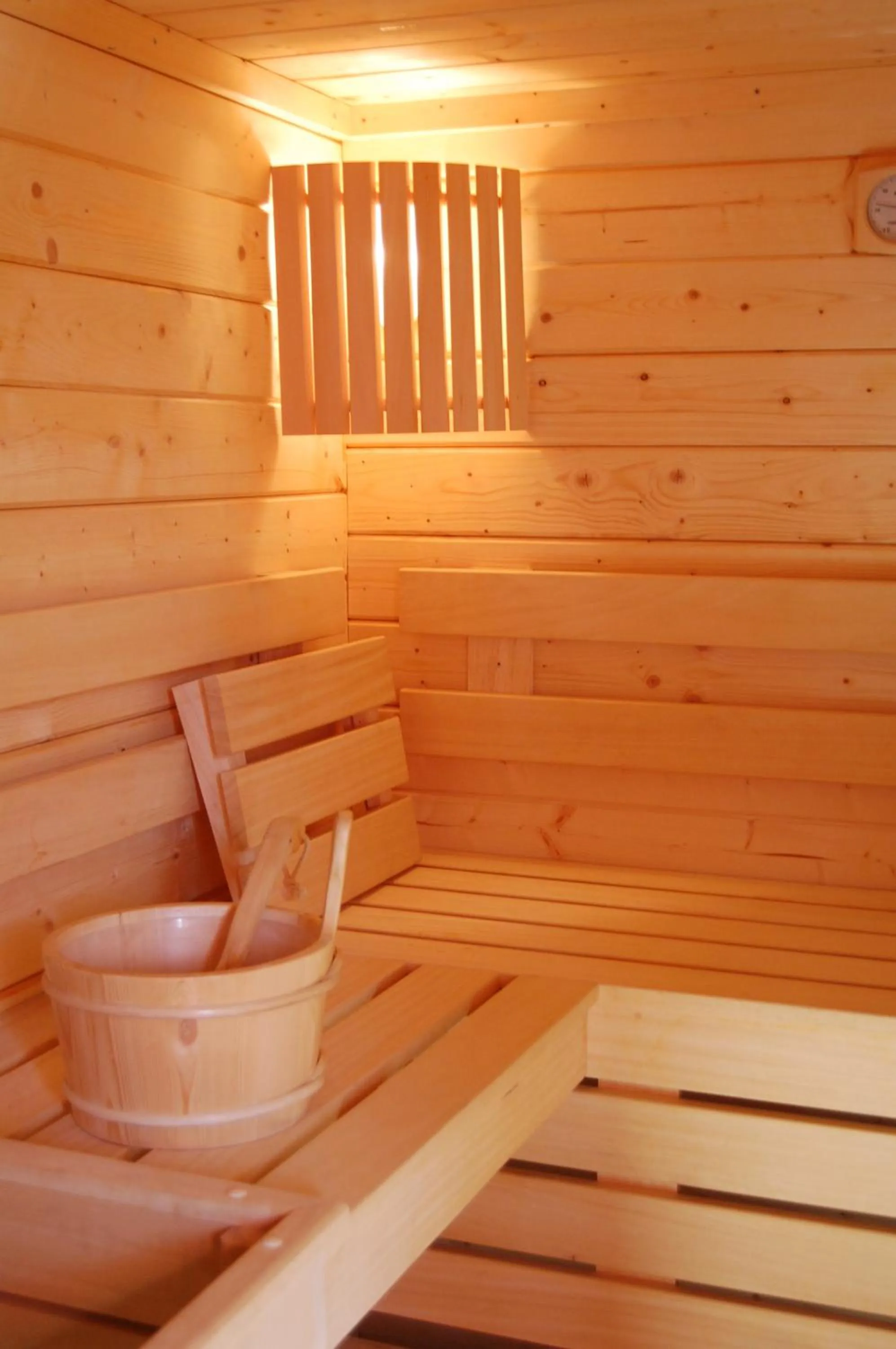 Sauna in La Cabane d'Arès - chambre double PREMIUM