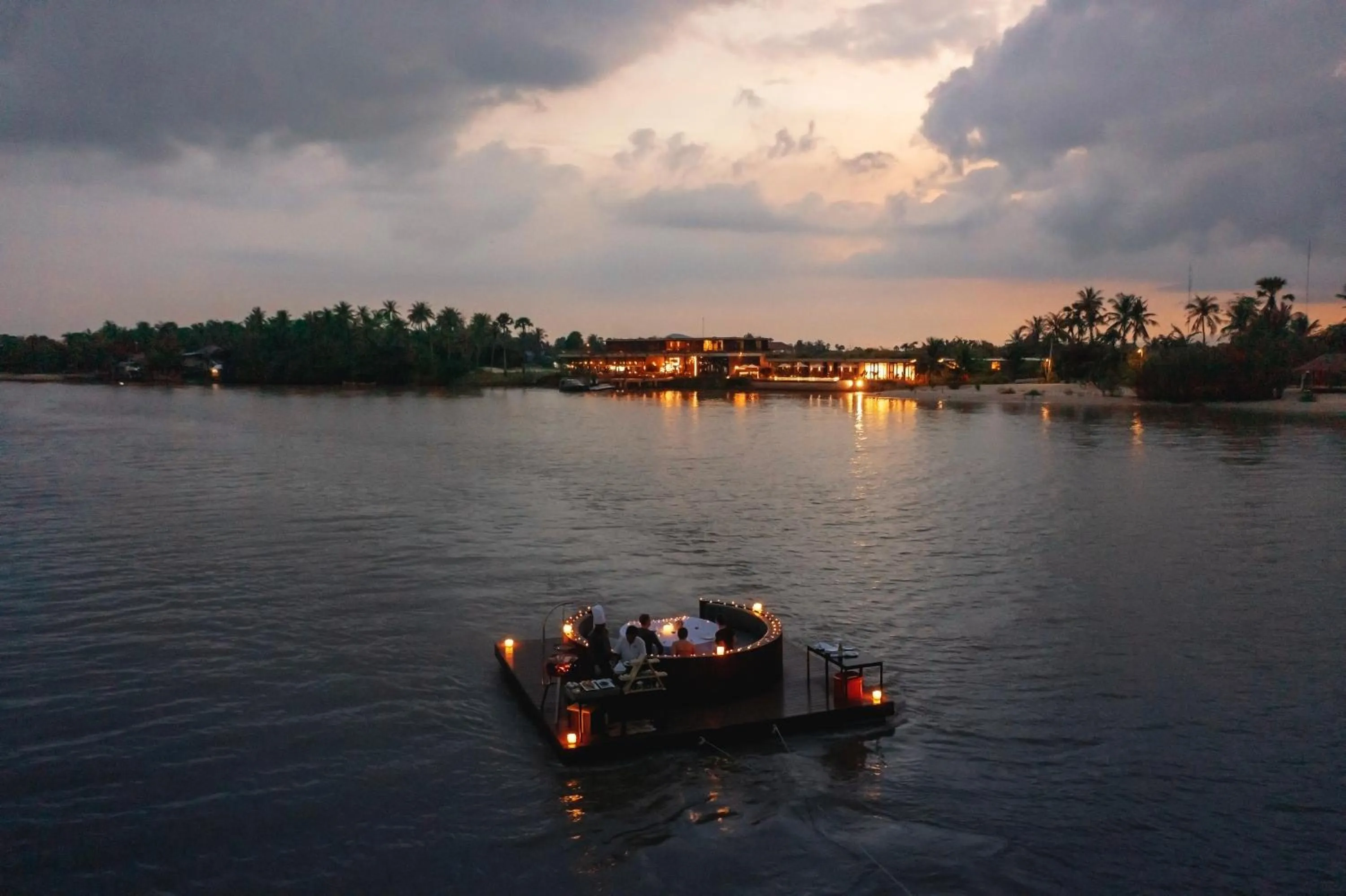 Natural landscape in Amber Kampot